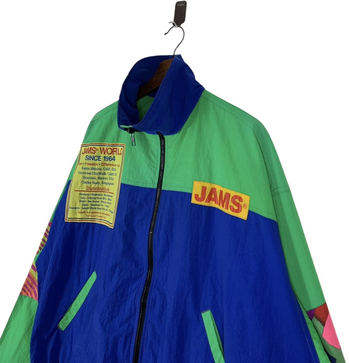 Jams World 80s Jams World Honolulu Hawaii Color Block Patches Jacket Size US L / EU 52-54 / 3 - 4 Thumbnail