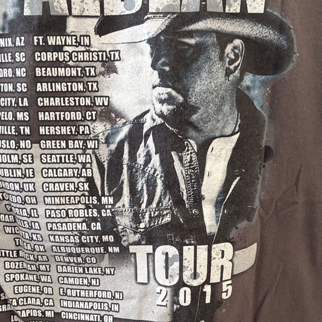 Gildan Jason Aldean Burn It Down Tour 2015 Shirt Band Tee Shirt Sm Size US S / EU 44-46 / 1 - 5 Thumbnail