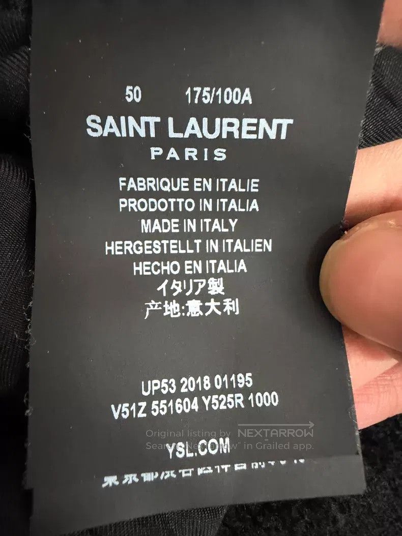 Saint Laurent Paris Saint Laurent Paris Marrakesh Jukebox Velvet Jacket Size US M / EU 48-50 / 2 - 4 Thumbnail