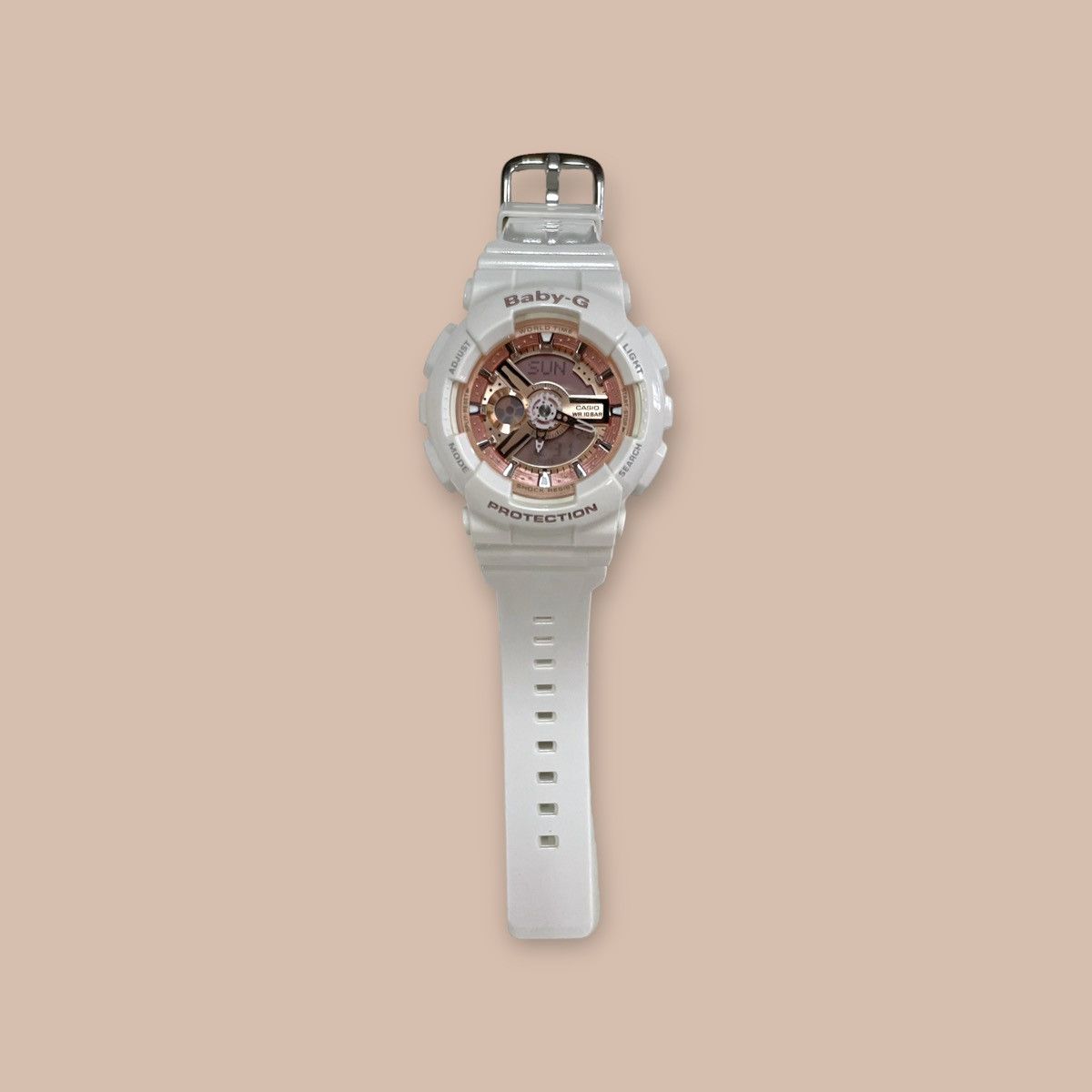 Casio Casio Baby-G BA-110 White/Pink/Gold Size ONE SIZE - 4 Thumbnail