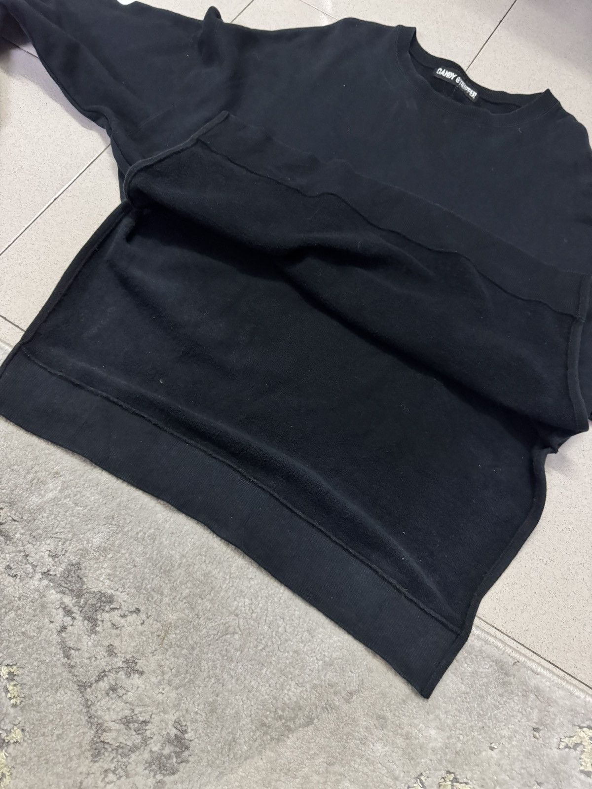 Japanese Brand CANDY STRIPPER OLD ENGLISH GOTHIC LONG SLEEVES SWEATER Size US M / EU 48-50 / 2 - 8 Thumbnail