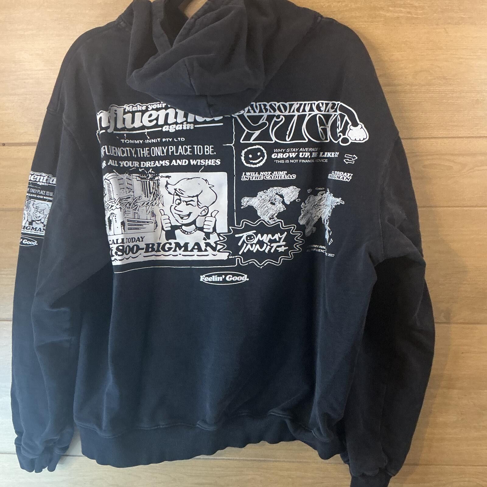 Other TommyInnit Influencity Hoodie Black Sweatshirt Men’s XL Size US XL / EU 56 / 4 - 3 Thumbnail