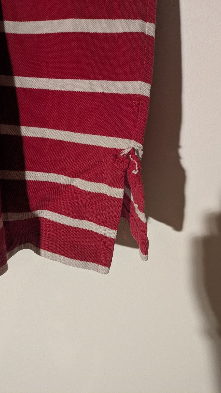 Polo Ralph Lauren 👕 Polo Ralph Lauren Striped Polo Shirt – Red/White (Size L) Size US L / EU 52-54 / 3 - 6 Thumbnail
