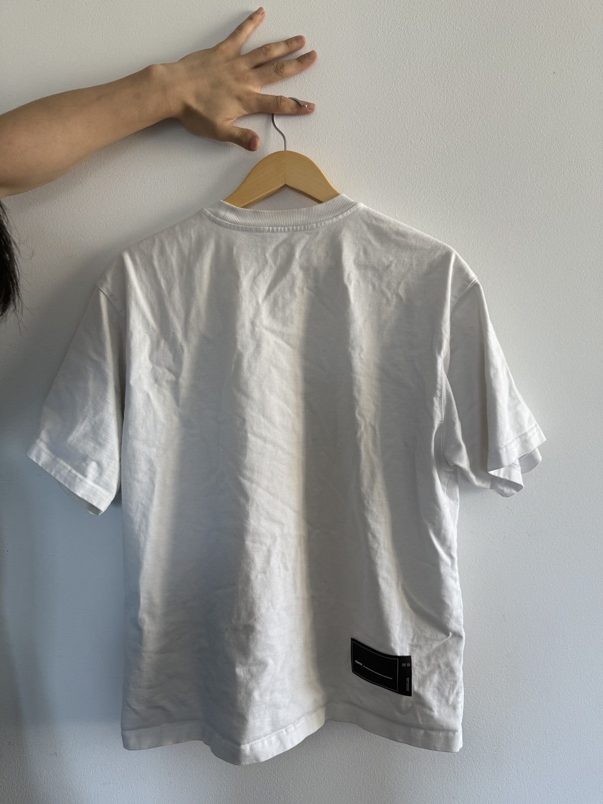 WE11DONE WE11DONE classic tee white Size US M / EU 48-50 / 2 - 4 Thumbnail