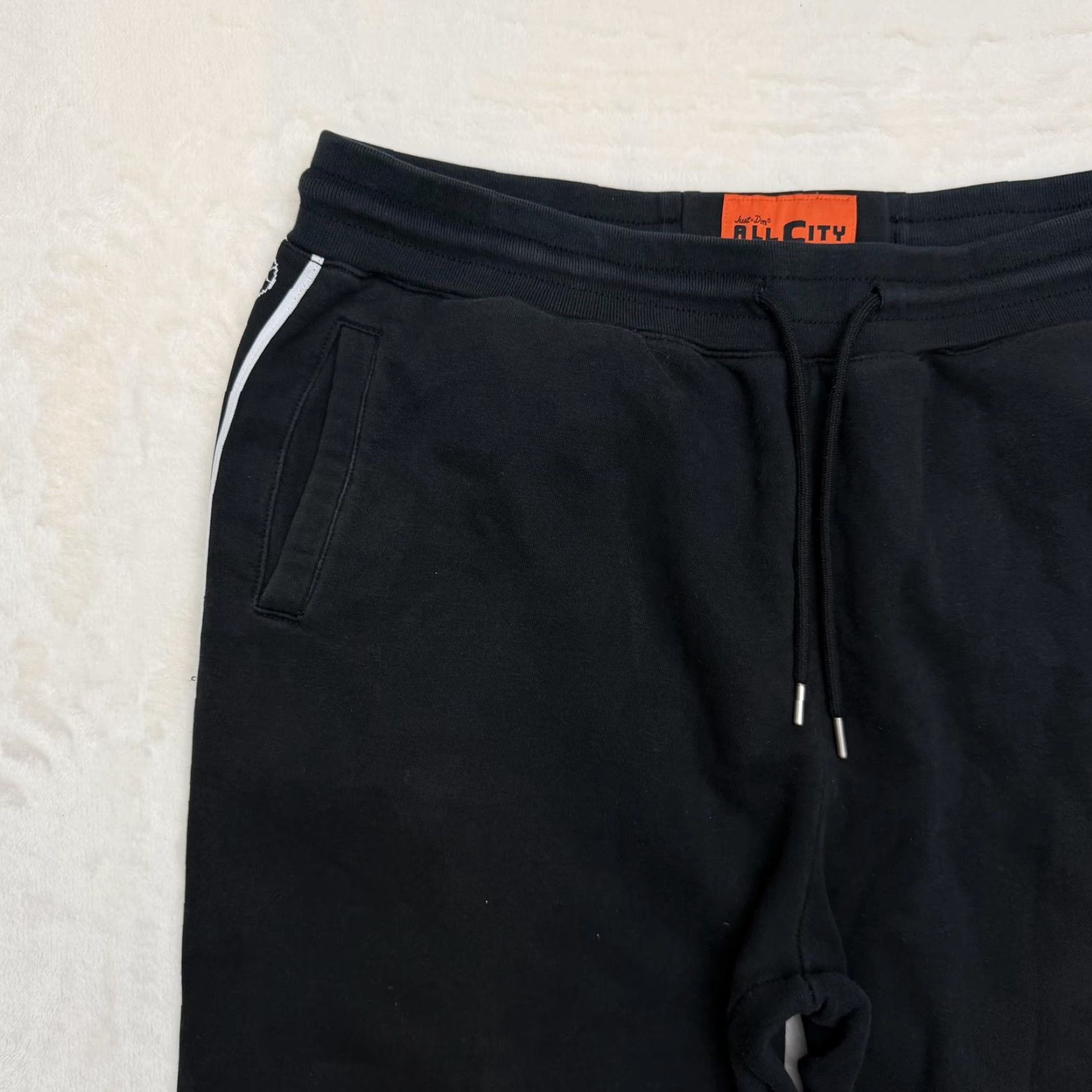 Just Don Just Don All City Sweatpants Jogger Mens XXL Black Track Pants Side Stripe Size US 39 - 4 Thumbnail