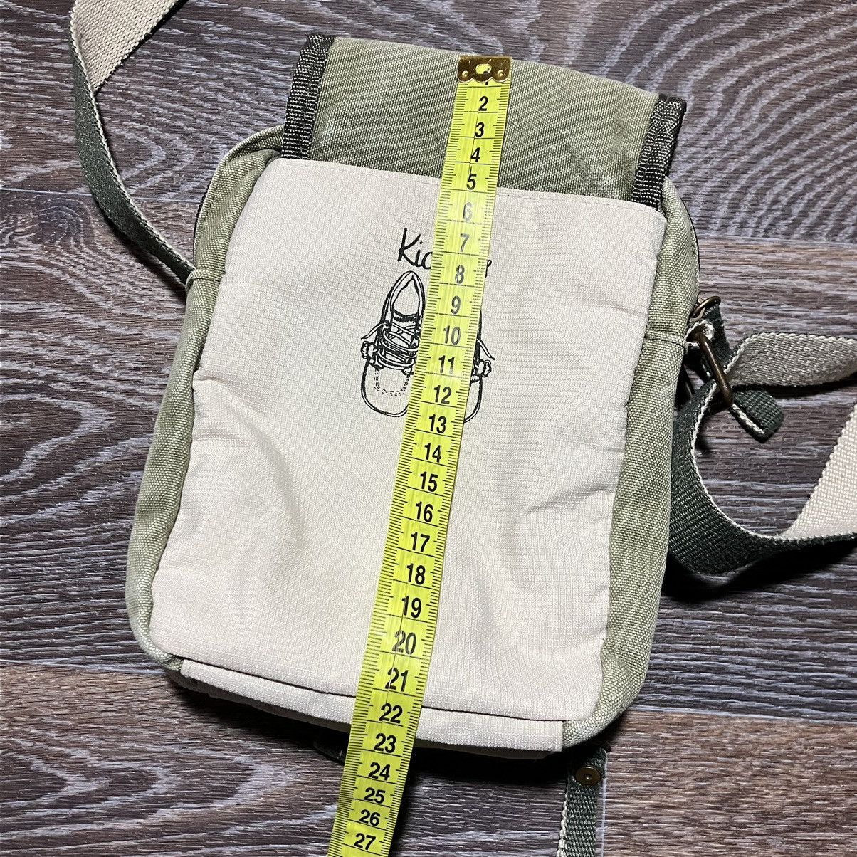 Kickers Y2K Vintage KICKERS Messenger Shoulder Bag Beige Khaki Size ONE SIZE - 3 Thumbnail