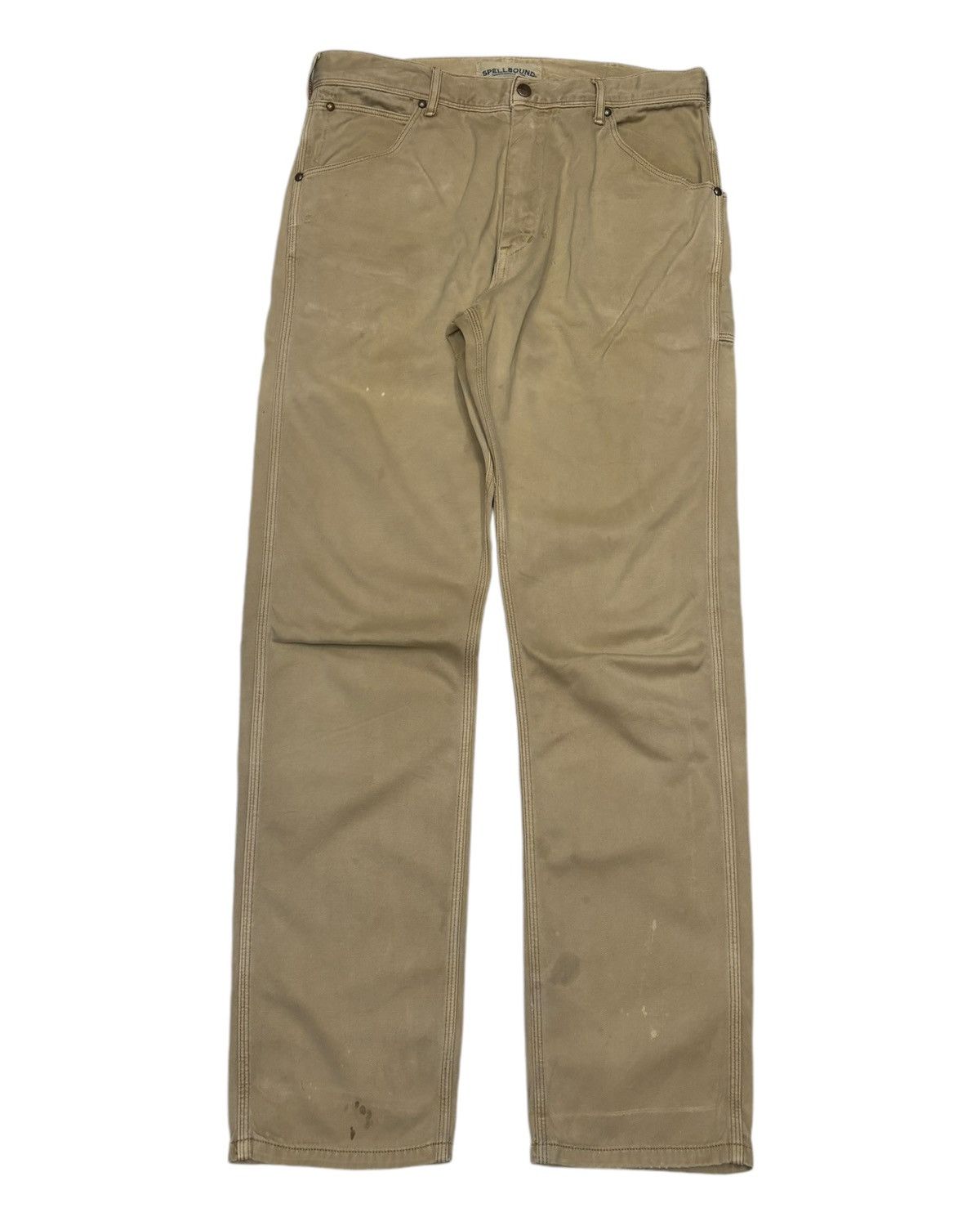 Hysteric Glamour SPELLBOUND FADED BROWN PAINTER PANTS Size US 31 - 7 Thumbnail