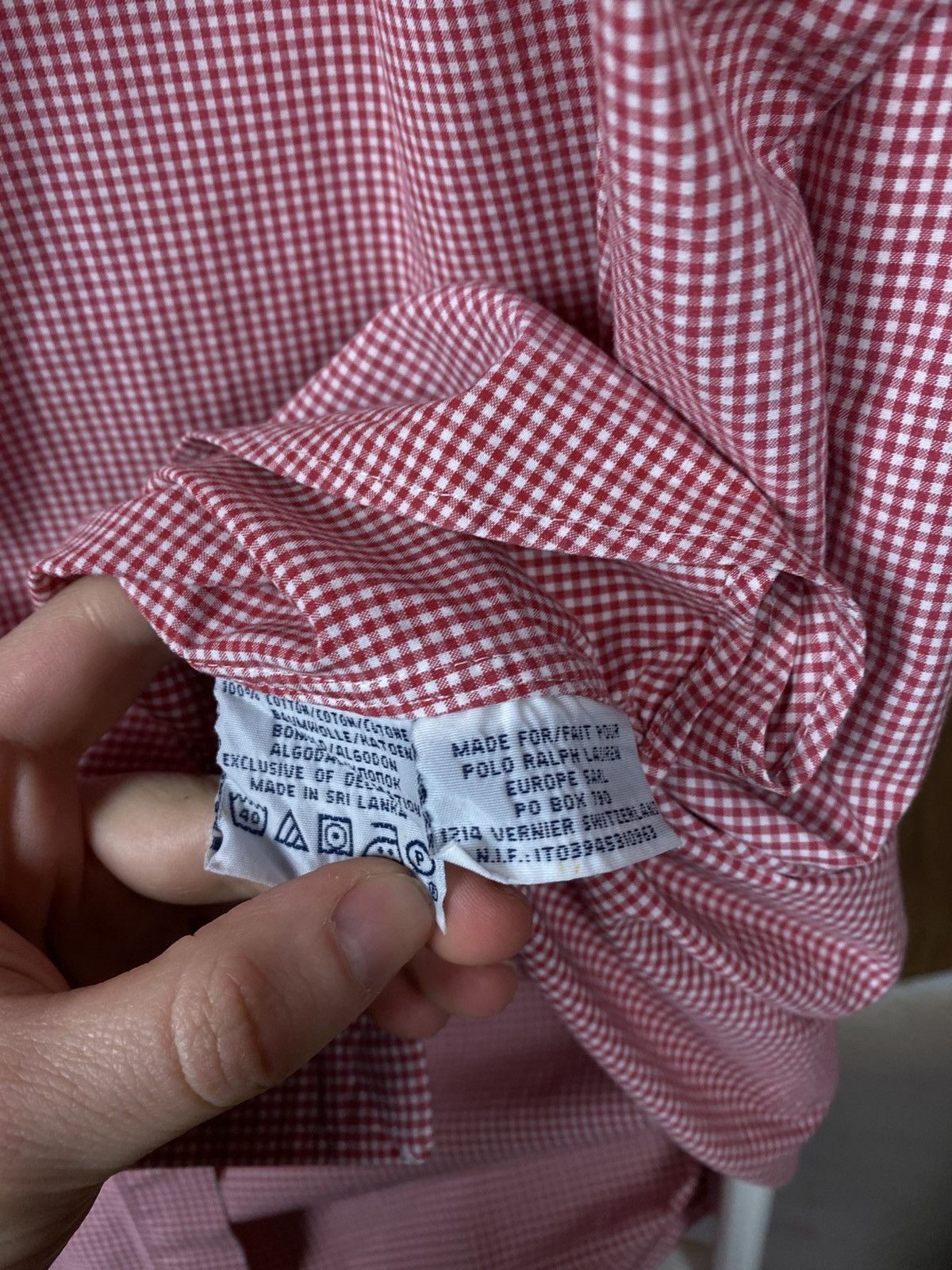 Polo Ralph Lauren 🎠Vintage 90s Shirt Short Sleeve Polo Ralph Lauren Checkered🎠 Size US XXL / EU 58 / 5 - 12 Thumbnail