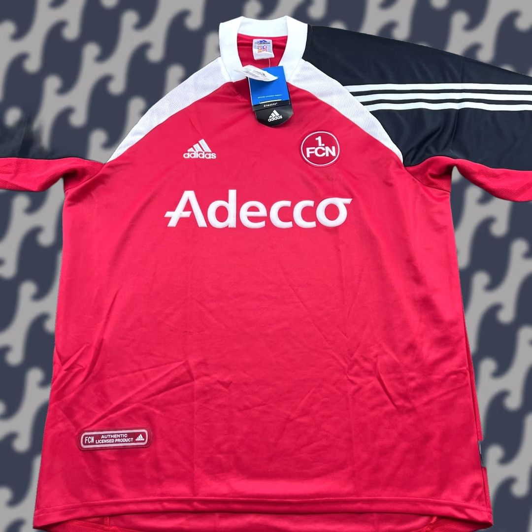 Adidas adidas FC Nurnberg 2001 2002 Home Football Jersey Shirt Large L Multicolor Soccer Mens T-Shirt Jersey Quick Dry Moisture Wicking Football Sportswear Size US L / EU 52-54 / 3 - 1 Thumbnail