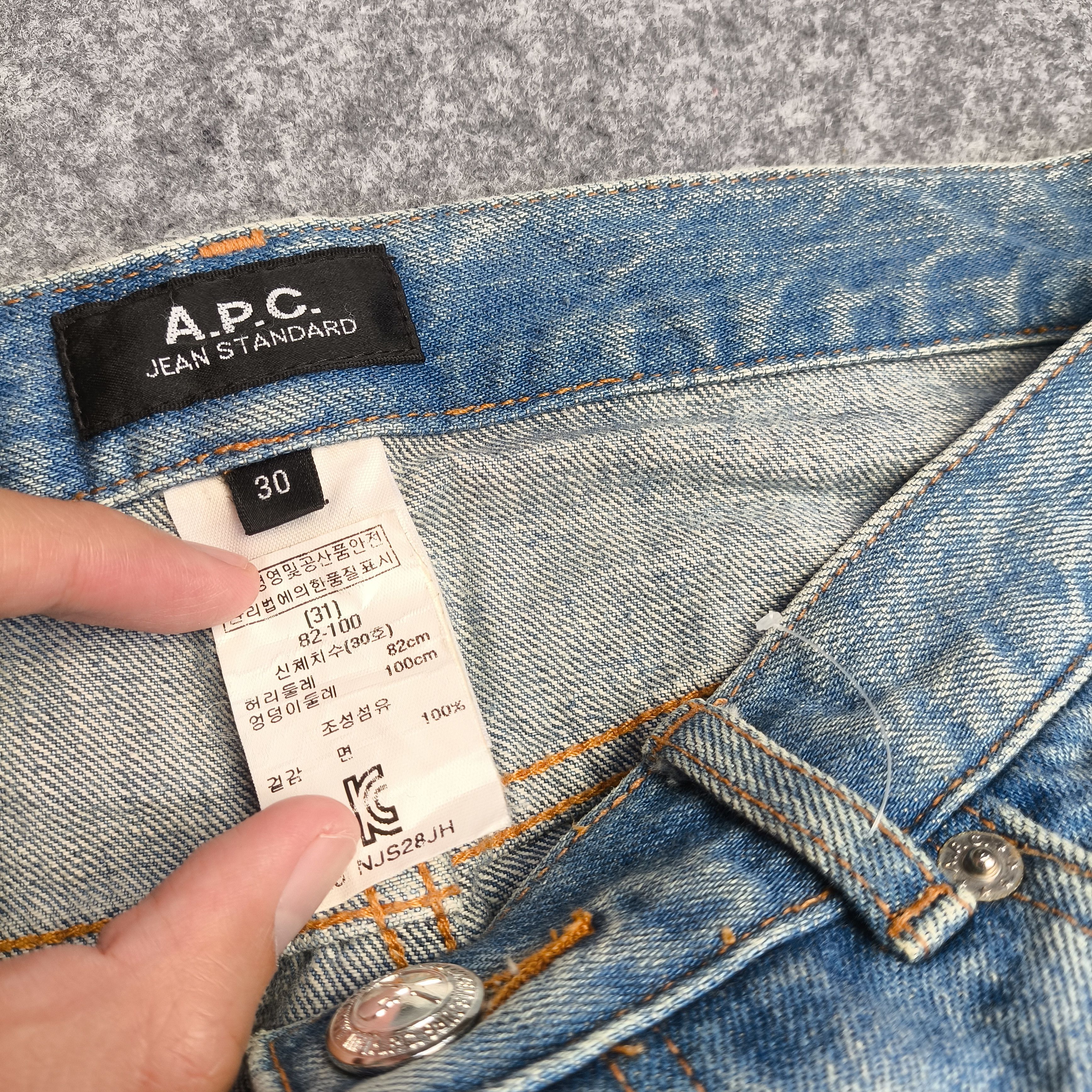 A.P.C. A.P.C jean standard denim jeans pants trousers Size US 30 / EU 46 - 5 Thumbnail
