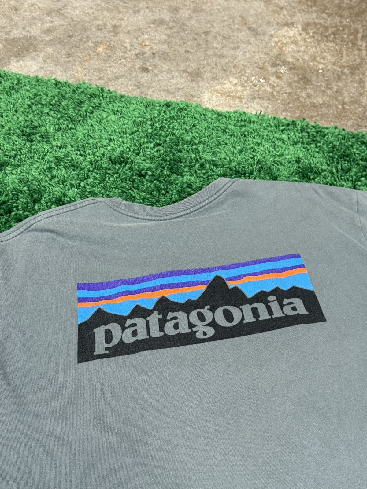 Patagonia Classic Retro Logo Tee Green Sz. XL Short Sleeve