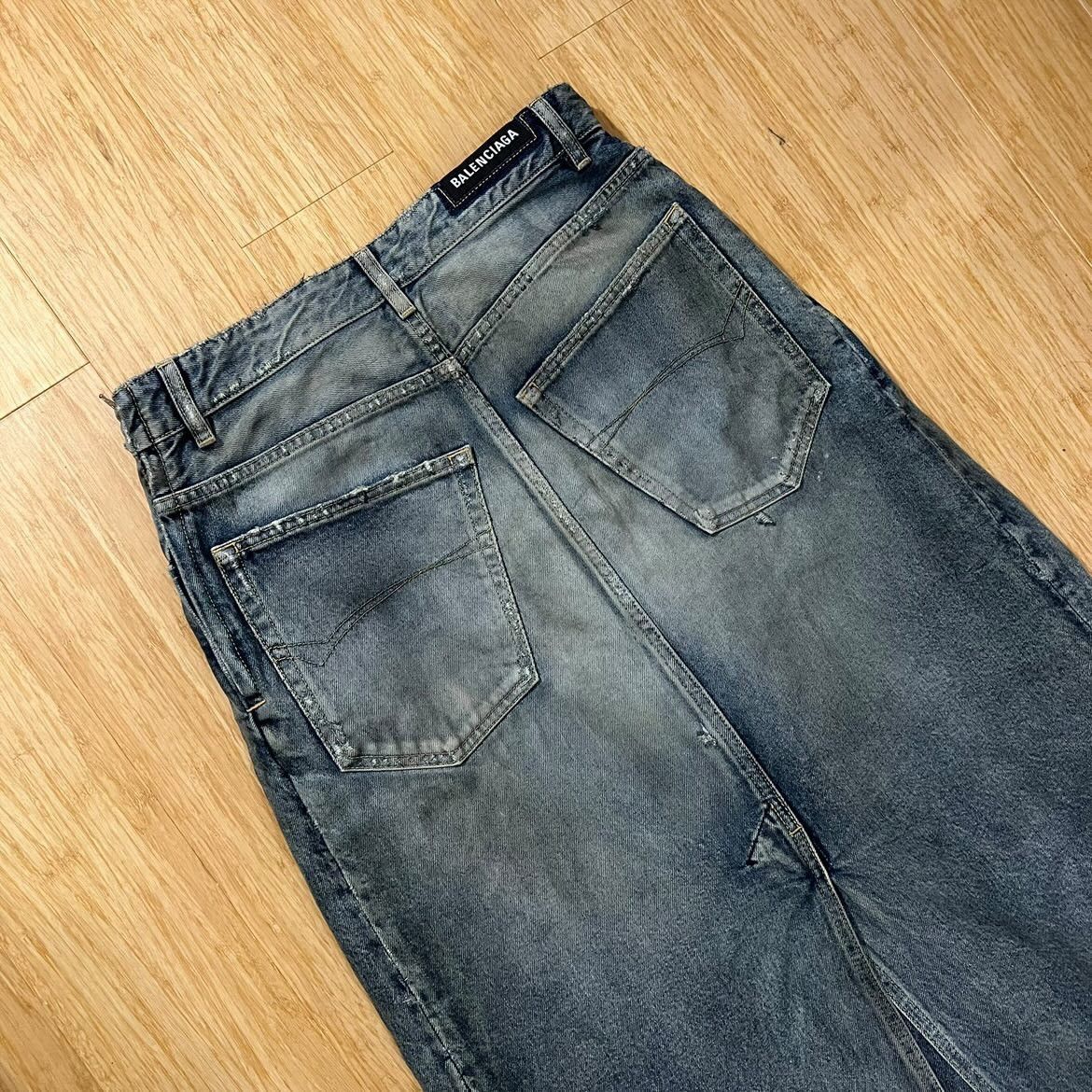 Balenciaga Balenciaga Mudwash Apron Pants Size US 31 - 6 Thumbnail