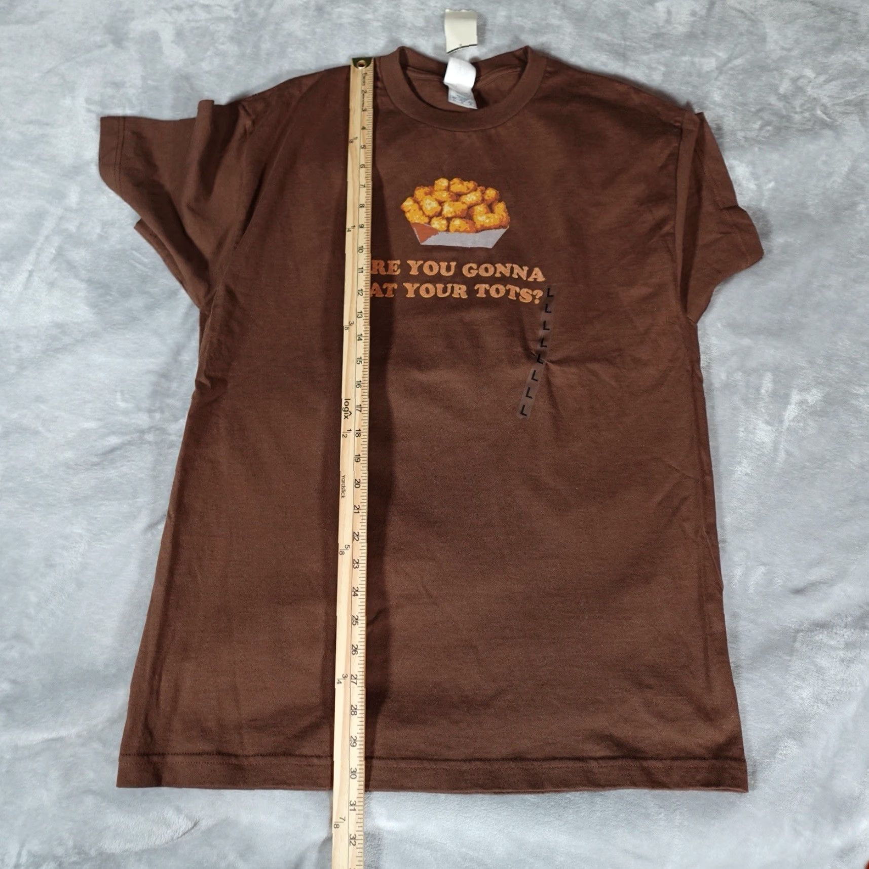 Vintage VINTAGE Napoleon Dynamite Are You Gonna Eat Your Tots T-Shirt Mens Large Brown Movie Comfort Fit Size US L / EU 52-54 / 3 - 7 Thumbnail