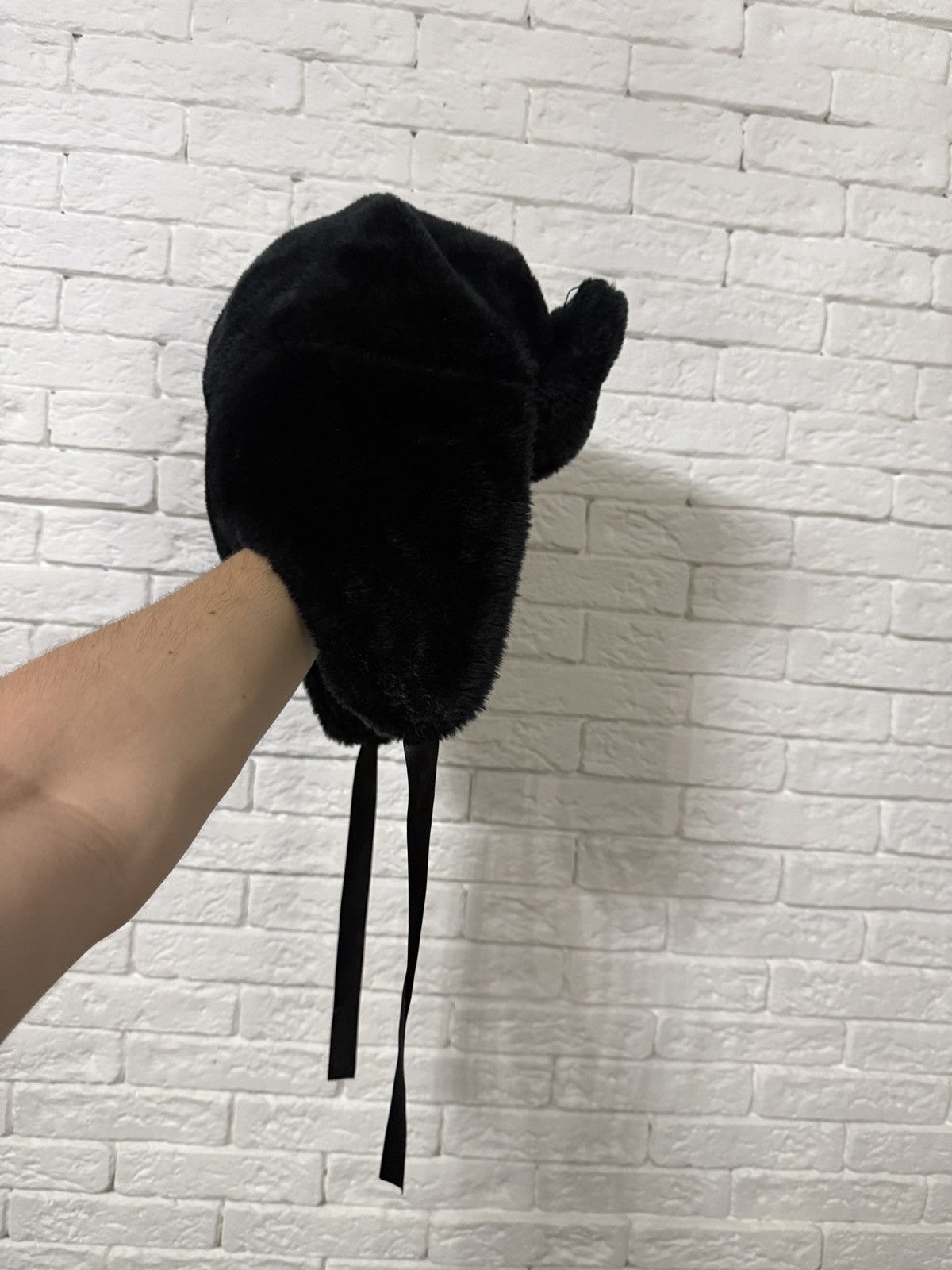 Other Vintage USSR USHANKA Hat Y2K Fur Mohair Hype Hat One Size Size ONE SIZE - 2 Thumbnail