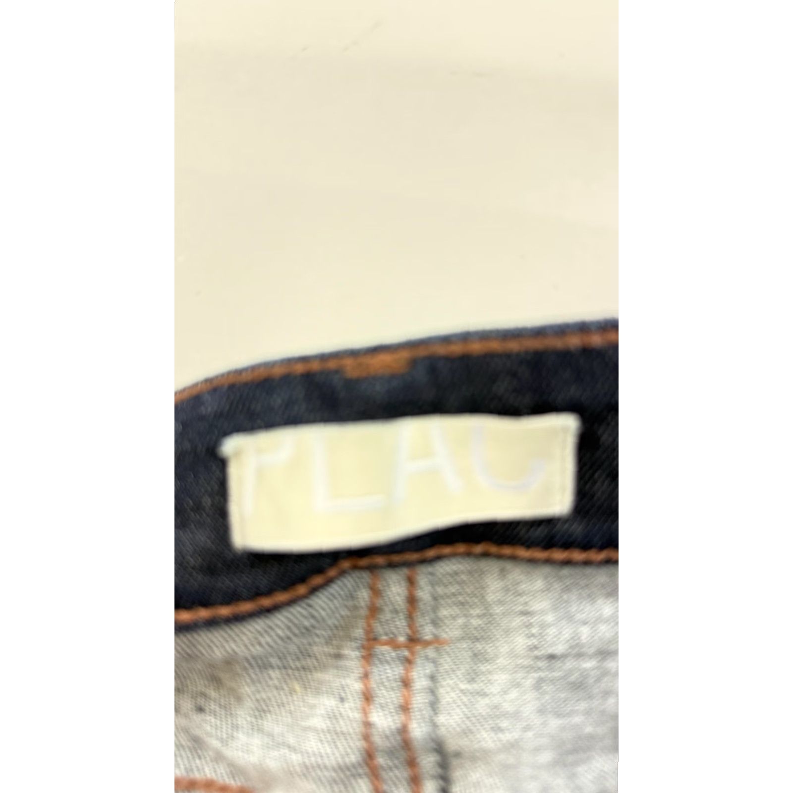 Denime VINTAGE Plac Jeans Womens 27x26 Blue Raw Stretch Denim Cropped Ankle Crop Skinny"} Size 27" / US 4 / IT 40 - 4 Thumbnail