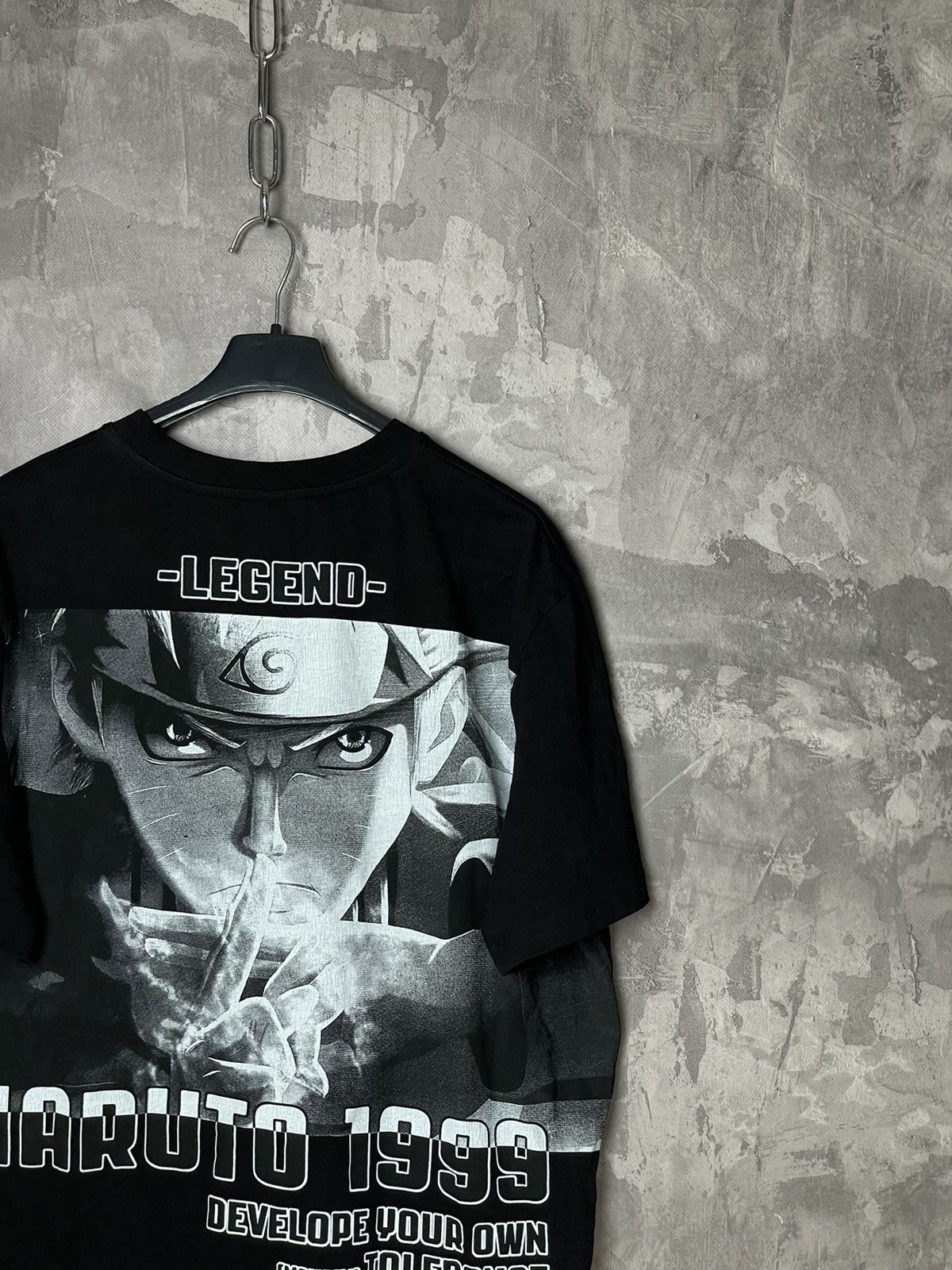 Anime × Japanese Brand × Vintage Naruto Vintage Big Logo Overprint Very Rare Anima T shirt Size US XL / EU 56 / 4 - 5 Thumbnail