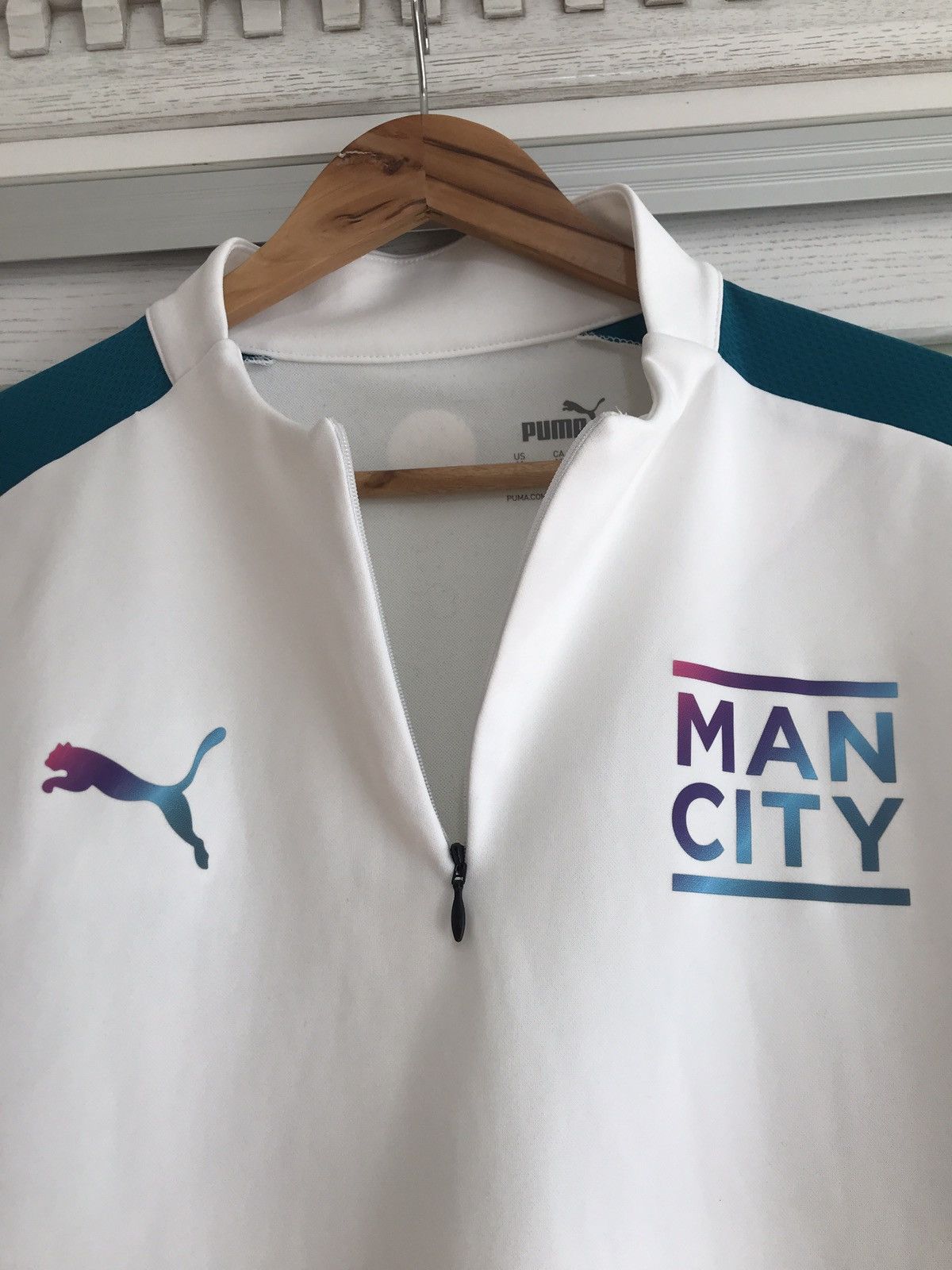 Puma Manchester City 2021 Training Long Sleeve Soccer Jersey Kit Size US M / EU 48-50 / 2 - 5 Thumbnail