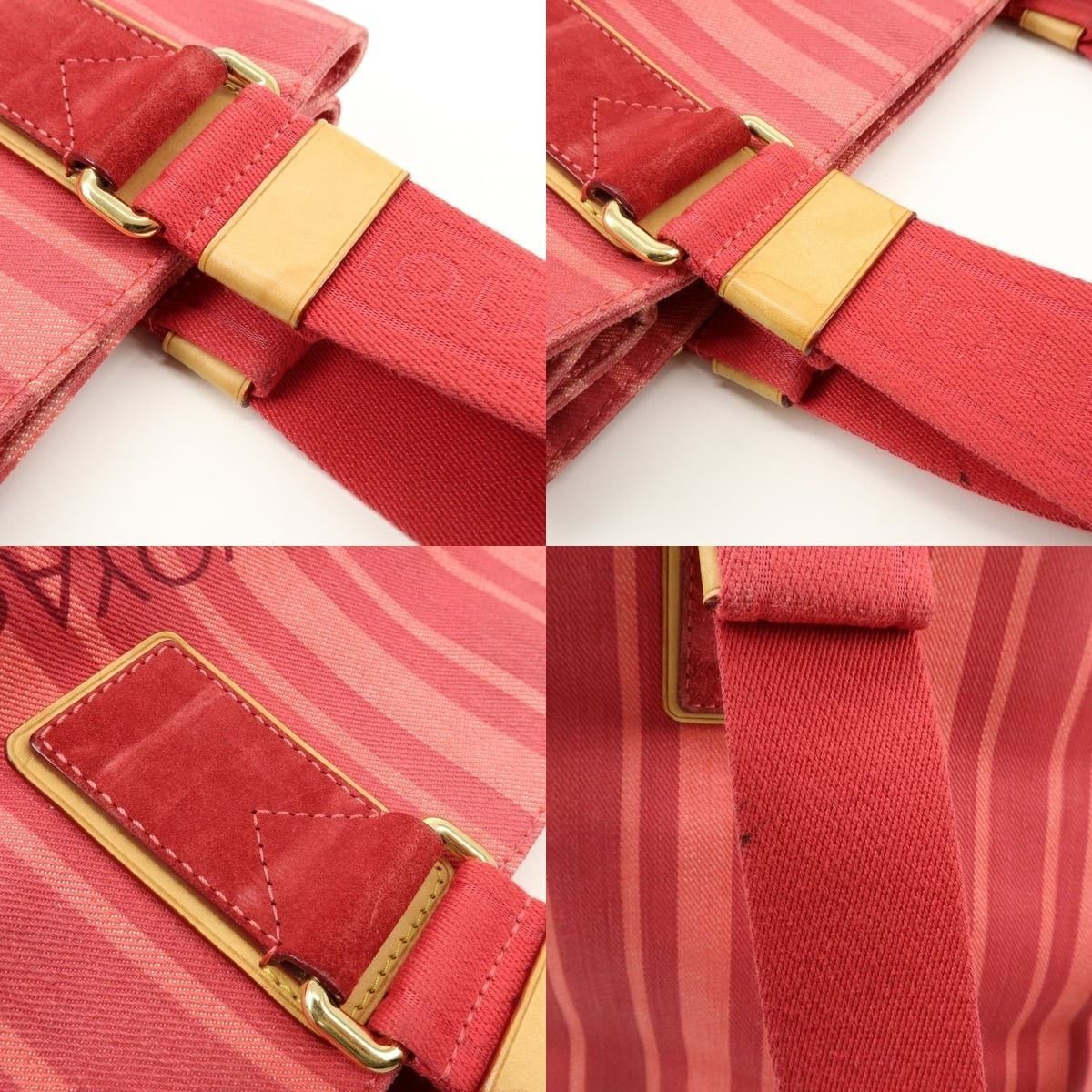 Louis Vuitton Louis Vuitton Plan Soleil Cabas PM Canvas Tote Red Size ONE SIZE - 4 Thumbnail
