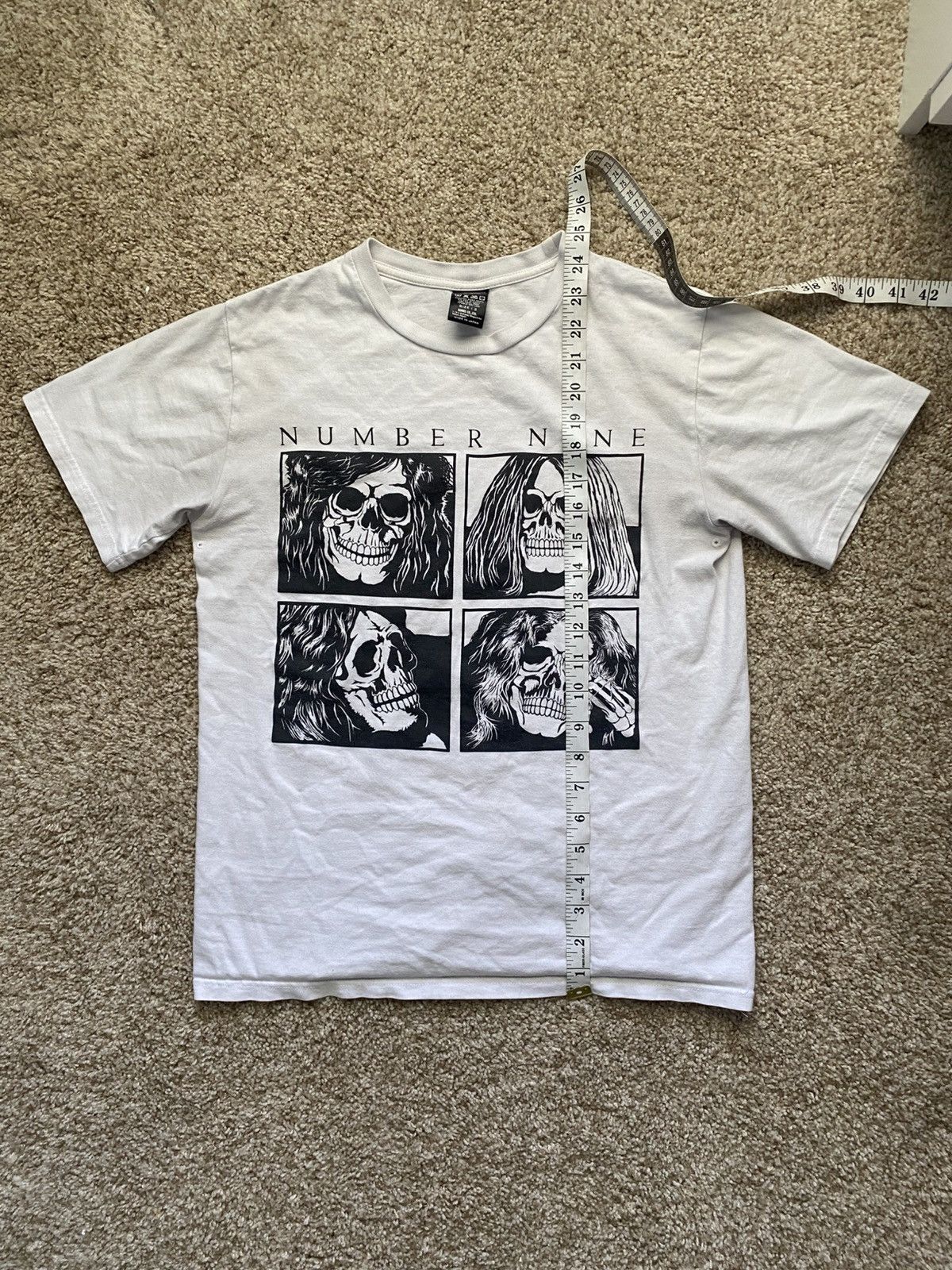 Number (N)ine NUMBER (N)INE SSO5 LED ZEPPELIN SKULL TEE Size US S / EU 44-46 / 1 - 3 Thumbnail
