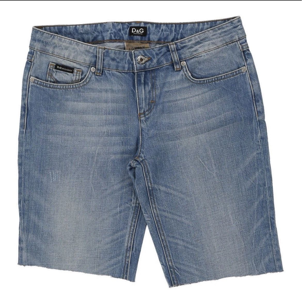 Dolce & Gabbana Dolce & Gabbana Denim Shorts - 32W UK 10 Blue Cotton Size 32" / US 10 / IT 46 - 2 Thumbnail