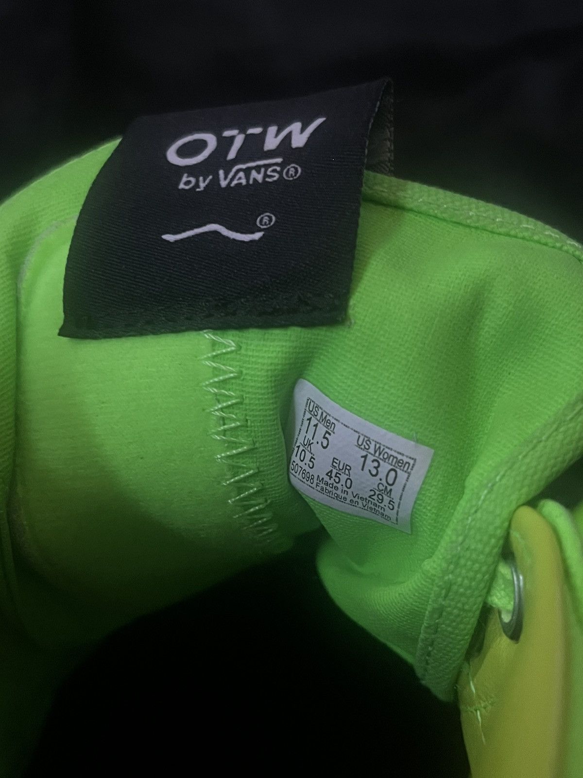Sterling Ruby × Vans Vans x sterling ruby high green Size US 11.5 / EU 44-45 - 8 Thumbnail