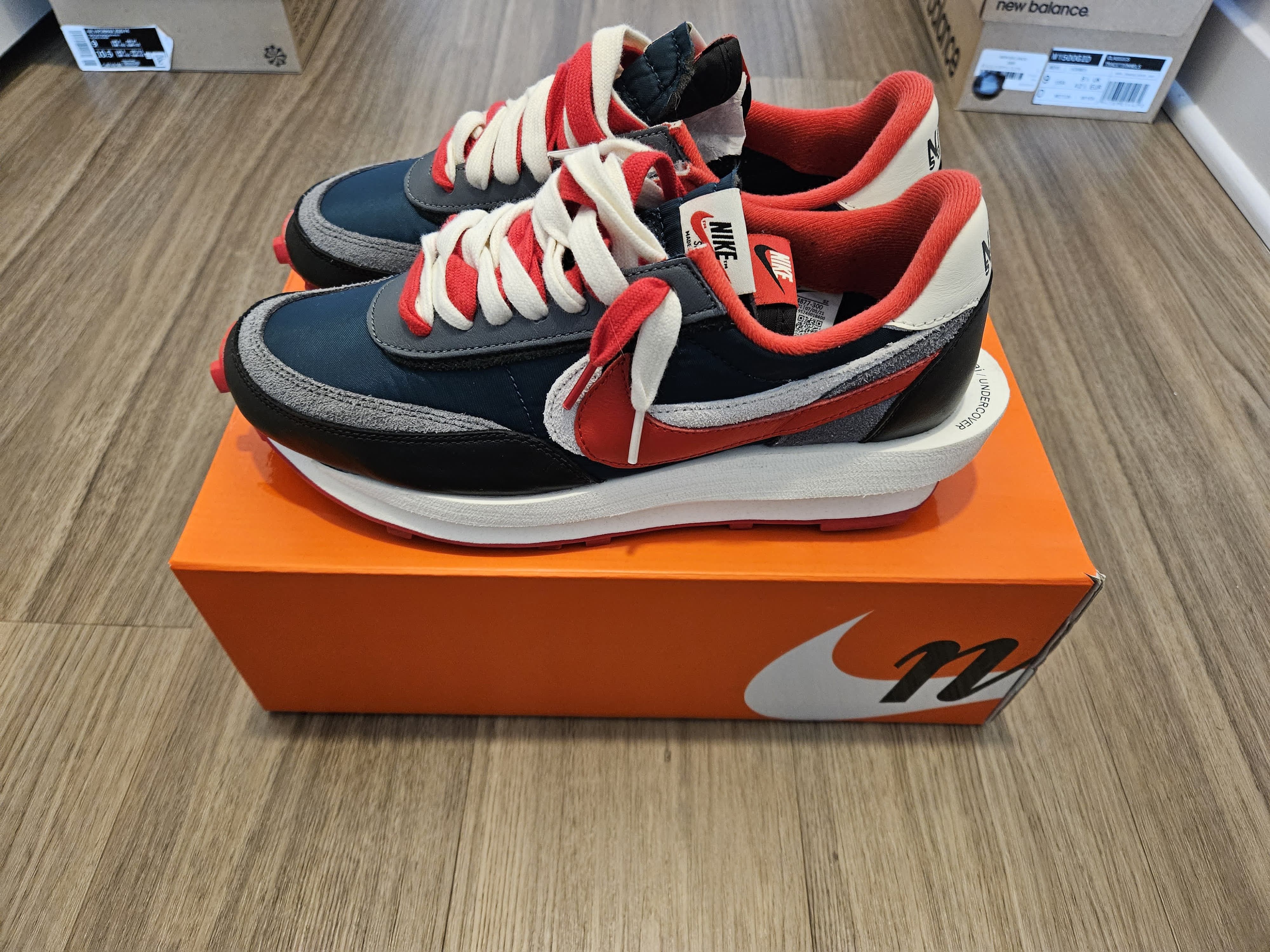 Nike Nike LD Waffle sacai University Red Size US 8.5 / EU 41-42 - 1 Thumbnail
