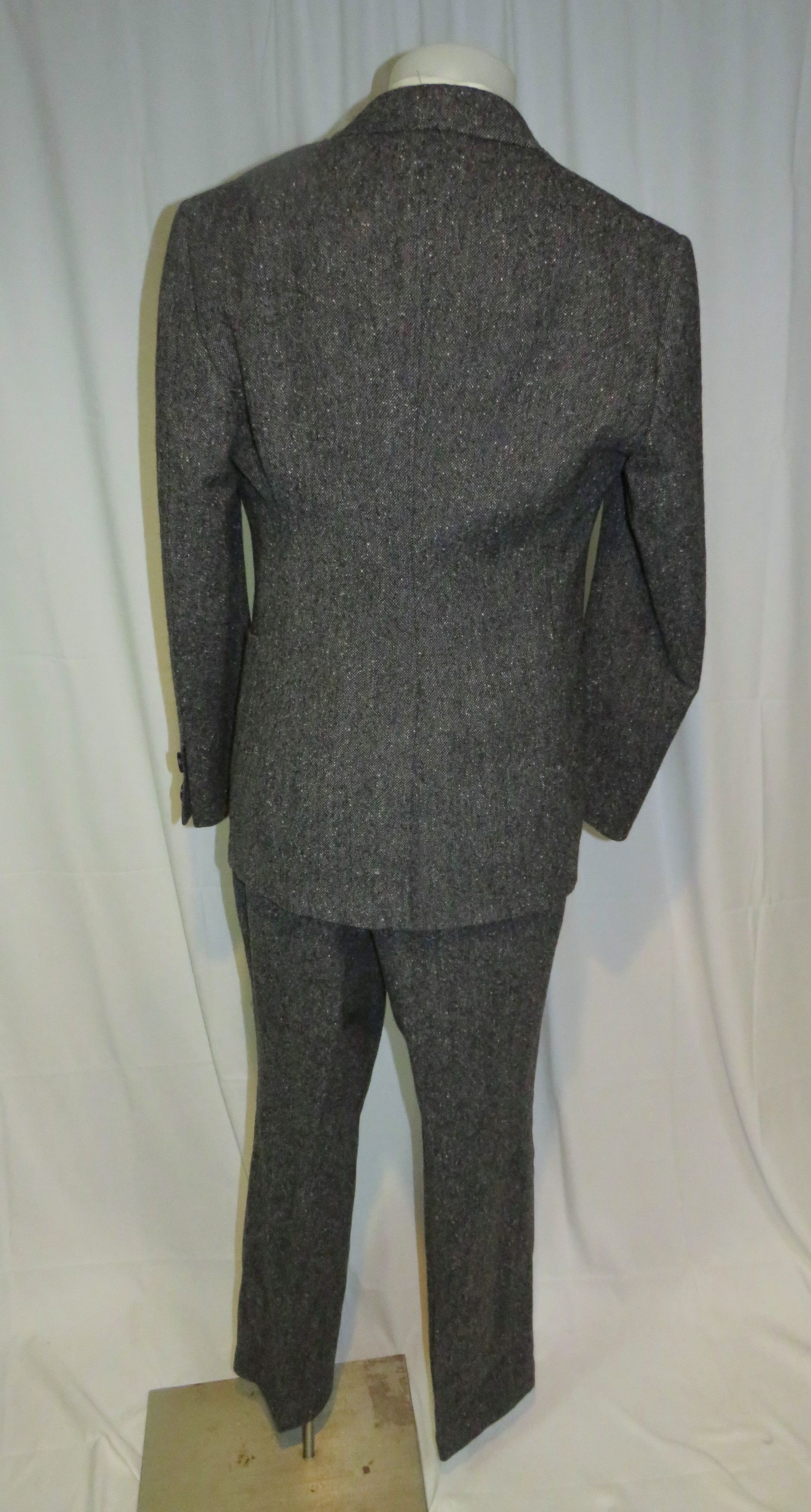 Tom Ford Current Gray Donegal Tweed Two Button Suit 44R Size 44R - 2 Thumbnail