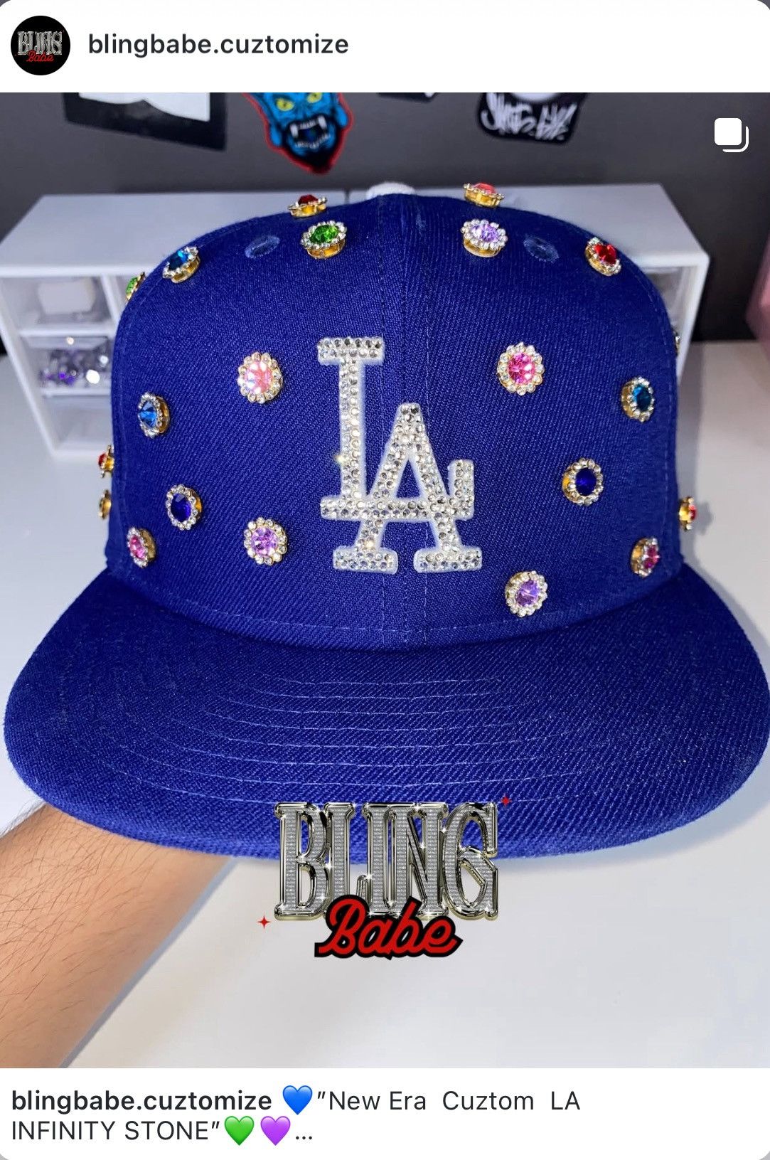 New Era THANOS CUSTOM LA NEW ERA 💙 Size ONE SIZE - 13 Thumbnail