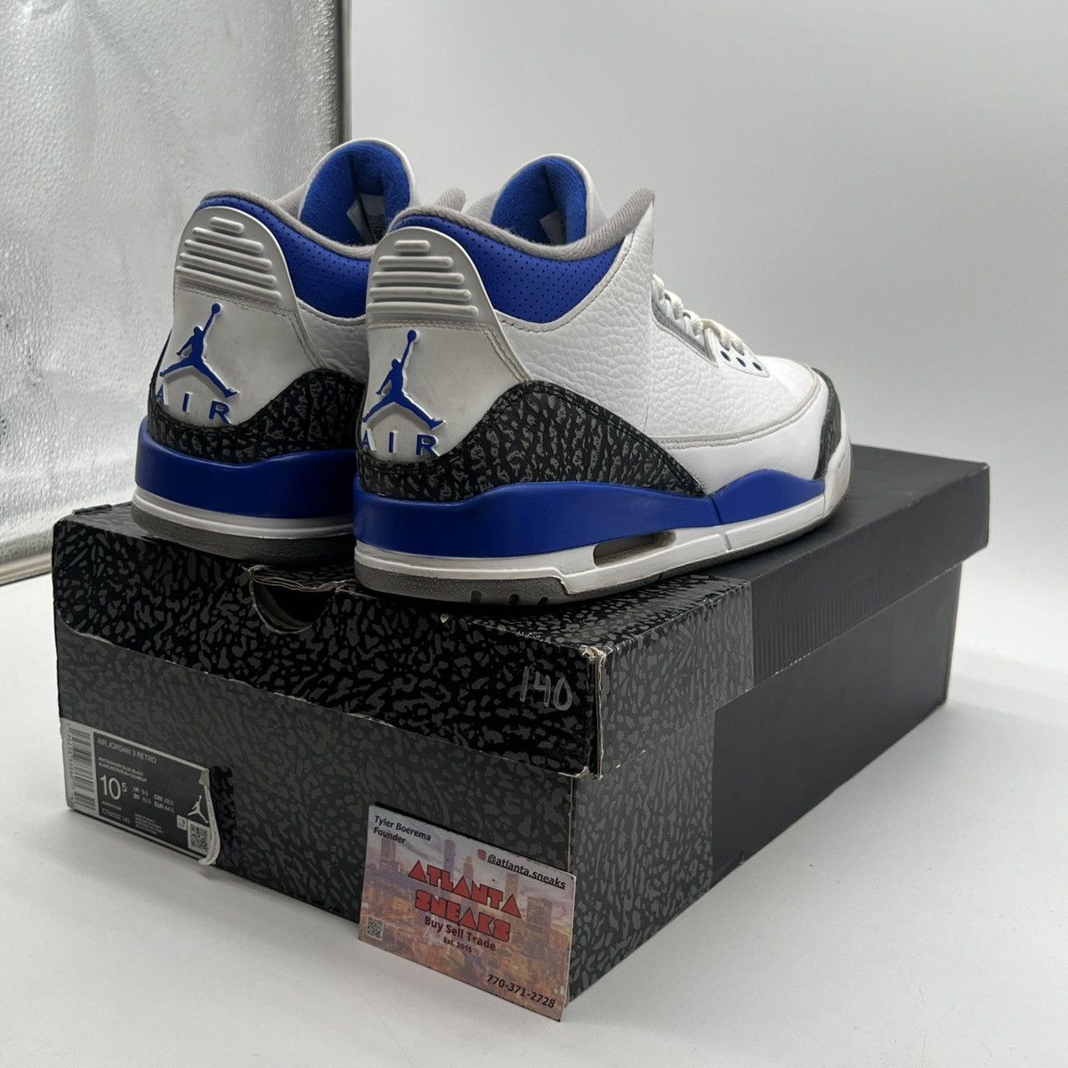 Jordan Brand Air Jordan 3 Racer blue Size US 10.5 / EU 43-44 - 5 Thumbnail