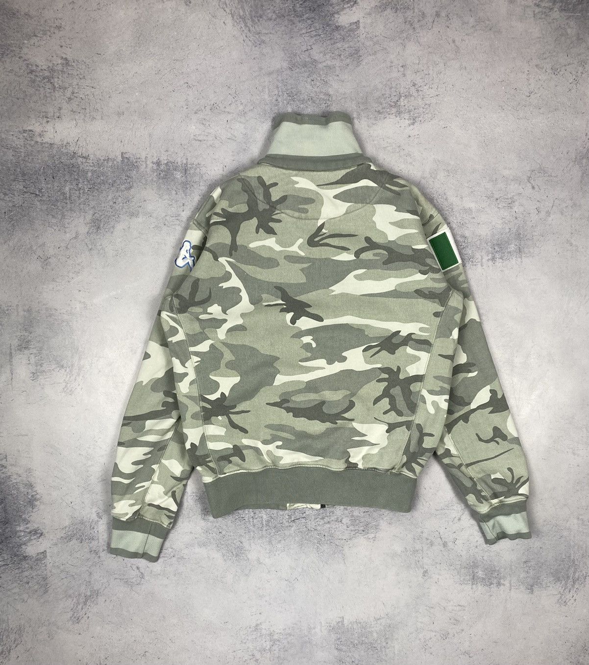 Kappa Kappa Italia Italy Track Jacket Full Zip Camo Overprint Size US S / EU 44-46 / 1 - 12 Thumbnail