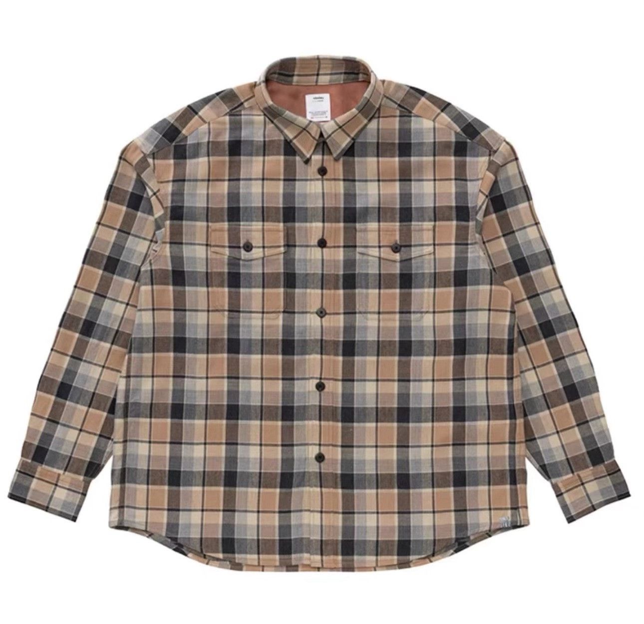 Visvim Visvim Lumber Check l/s Shirt Red Size 4 Xlarge | Grailed
