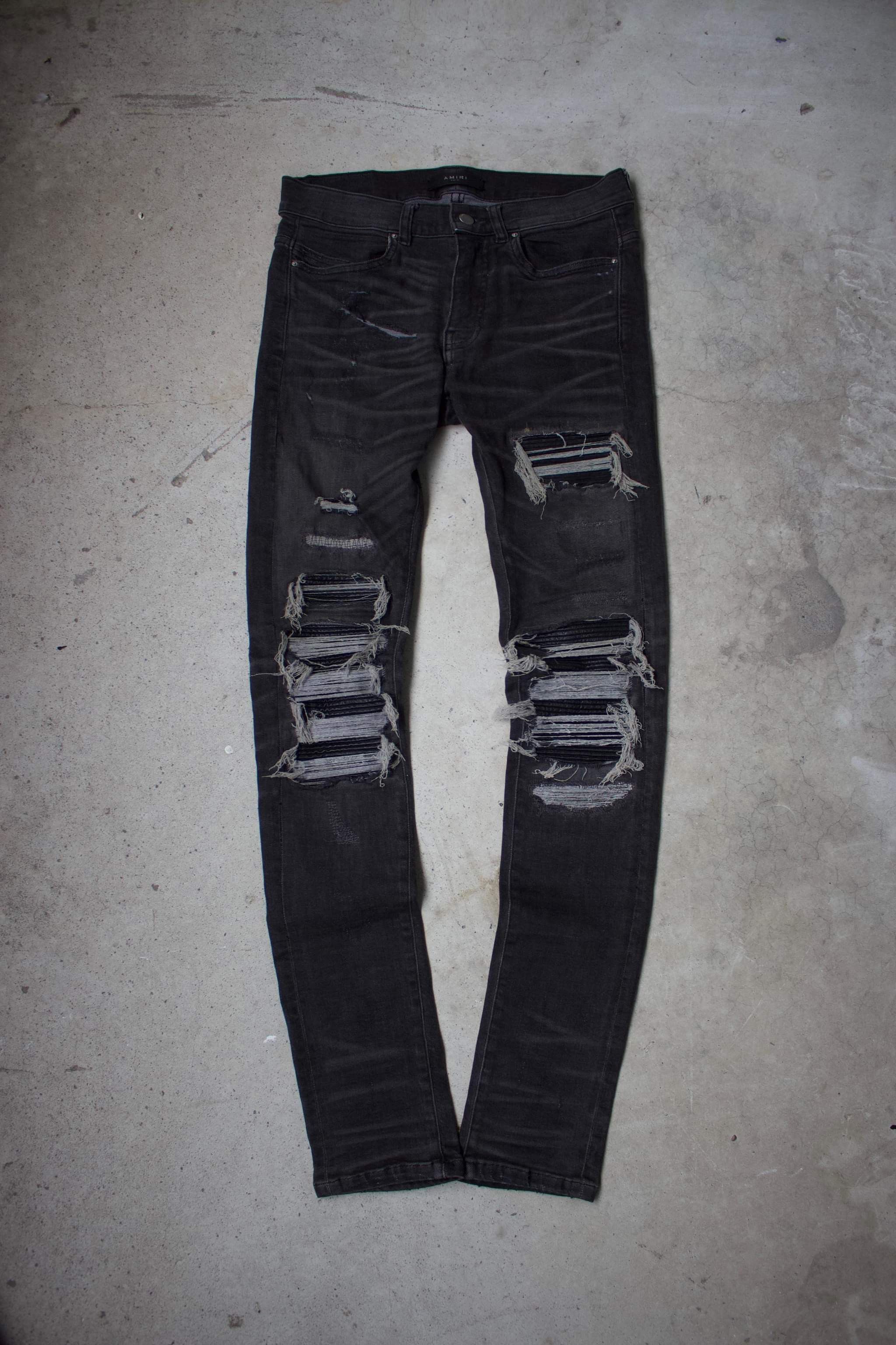 Amiri Amiri RARE First Edition Grey MX1 Denim Size US 28 / EU 44 - 1 Thumbnail