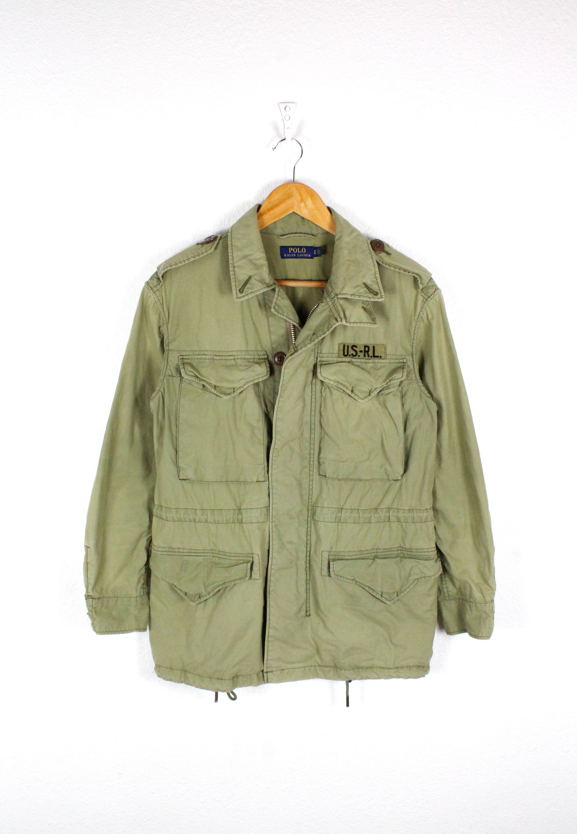 Polo Ralph Lauren Polo Ralph Lauren Army Green US RL M-65 Military Jacket |  Grailed