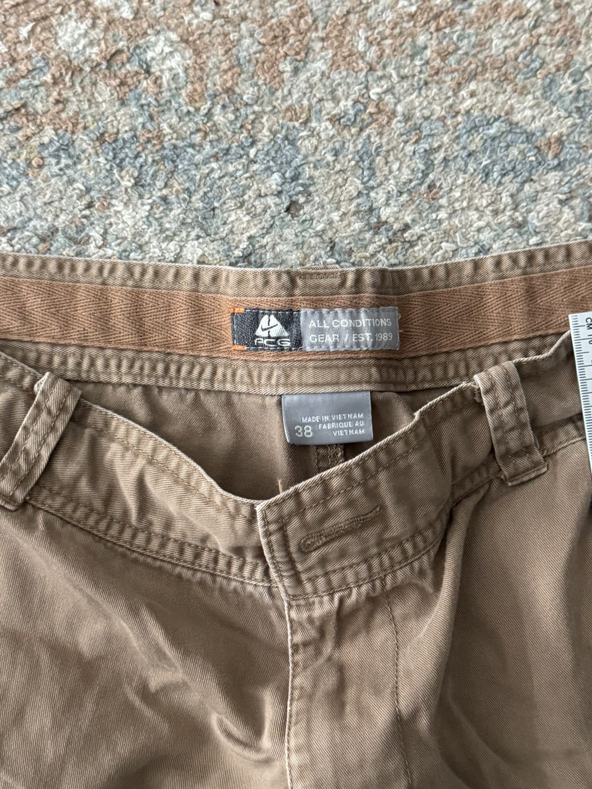 Nike VTG Nike ACG Cargo Shorts Drip Drill Y2K Rare 36 Size US 36 / EU 52 - 6 Thumbnail