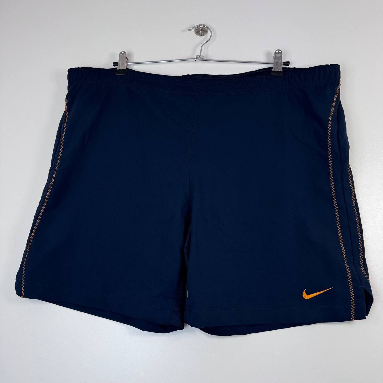 Nike Nike Swim Shorts Navy Blue Orange Vintage Athletic Beach L Size US 30 / EU 46 - 1 Thumbnail
