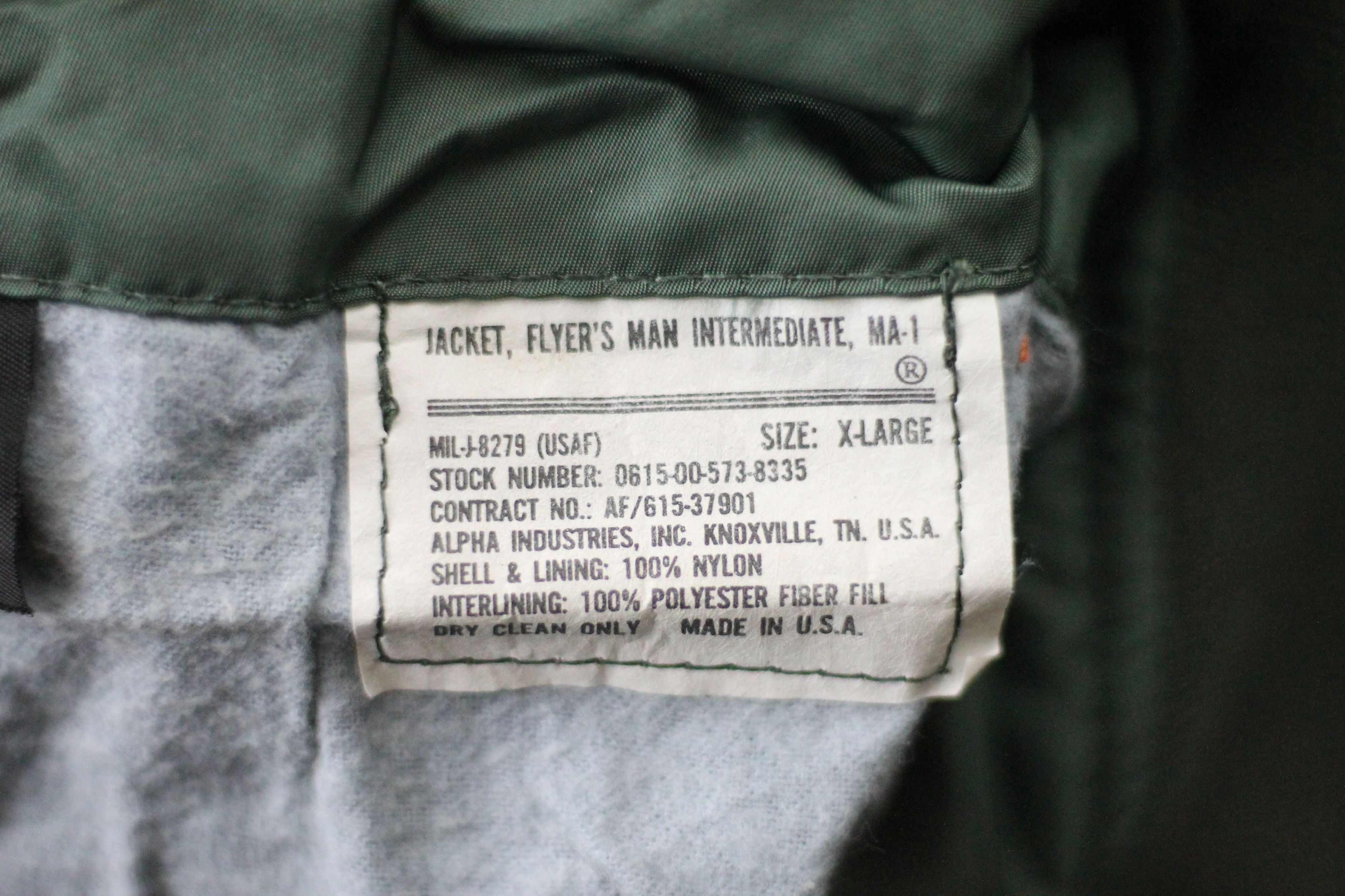 Alpha Industries Vintage ALPHA INDUSTRIES Reversible Bomber Jacket. Size US XL / EU 56 / 4 - 19 Thumbnail
