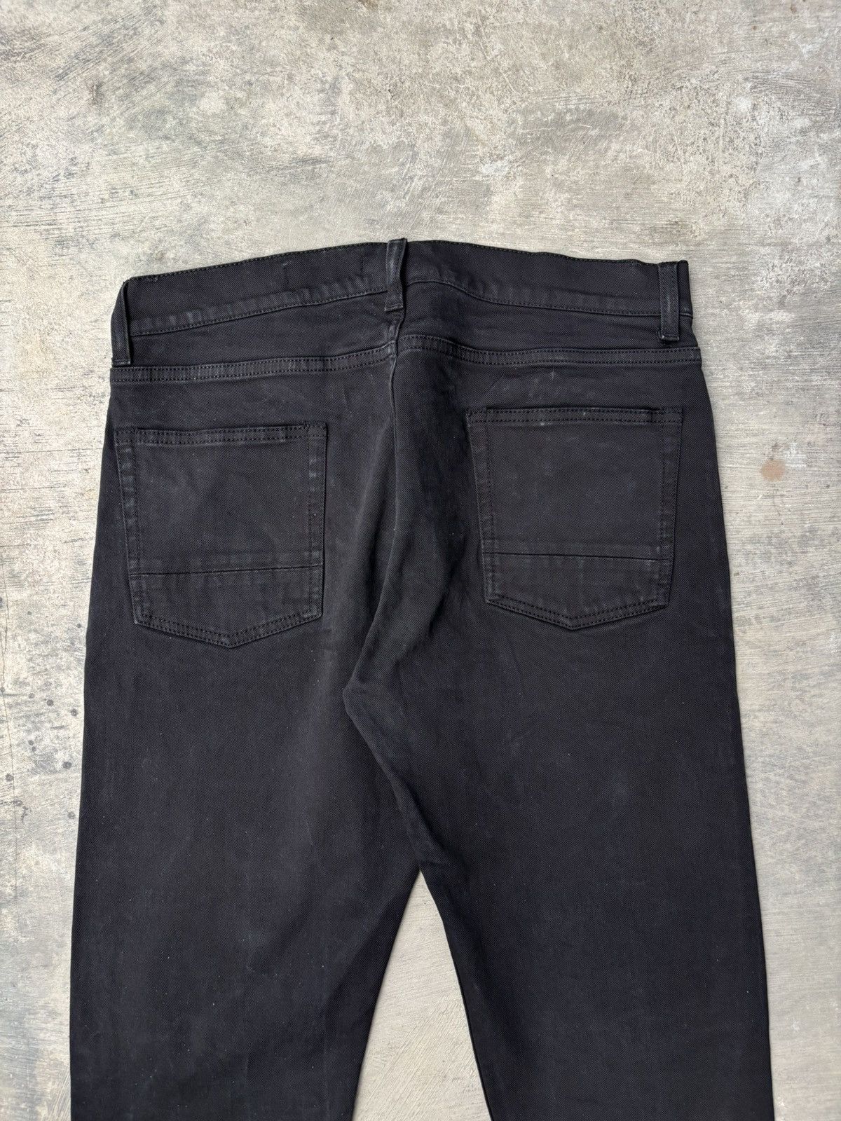 Alexander McQueen Alexander McQueen Black Bull Denim Check Jeans Size US 34 / EU 50 - 4 Thumbnail