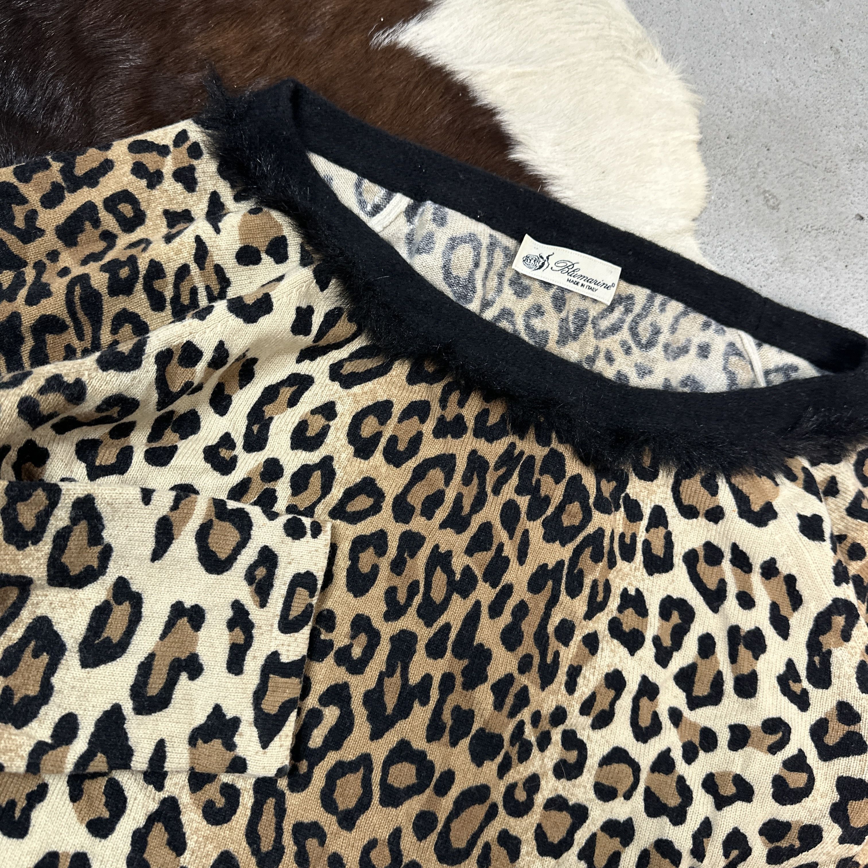 Blumarine × Vintage Vintage Blumarine Leopard Silk Top Size M / US 6-8 / IT 42-44 - 3 Thumbnail