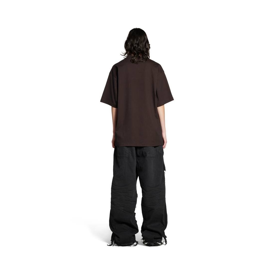 Balenciaga o1w1db10226 How Do You Feel? T-Shirt Medium Fit In Black Size XXL / US 16-18 / IT 52-54 - 4 Thumbnail