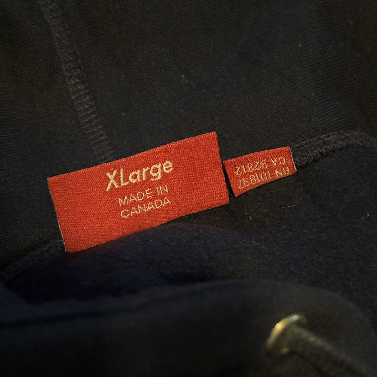 Supreme Supreme Box Logo Hoodie Navy Red XL FW16 2016 HOODED SWEAT Size US XL / EU 56 / 4 - 5 Thumbnail