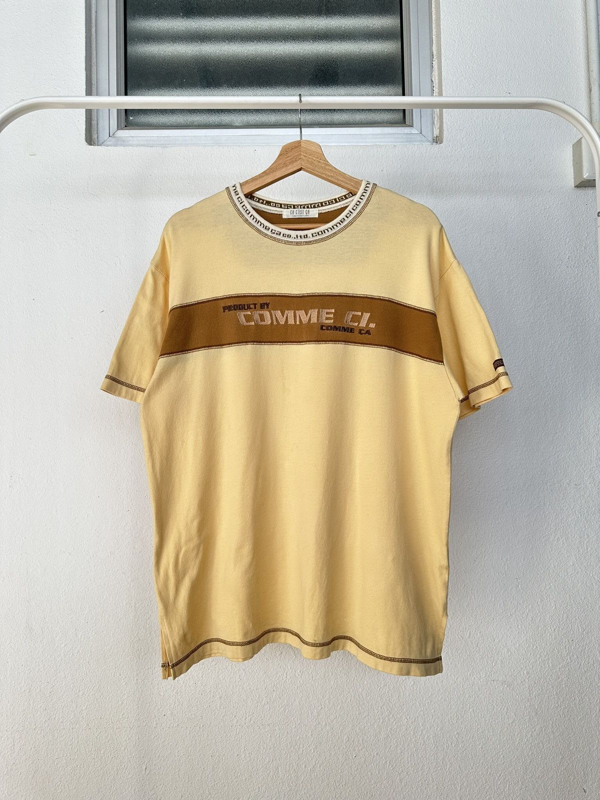 Comme Ca Ism 1980's Ca Est Ca by Comme Ci Comme Ca vintage tee Size US L / EU 52-54 / 3 - 10 Thumbnail