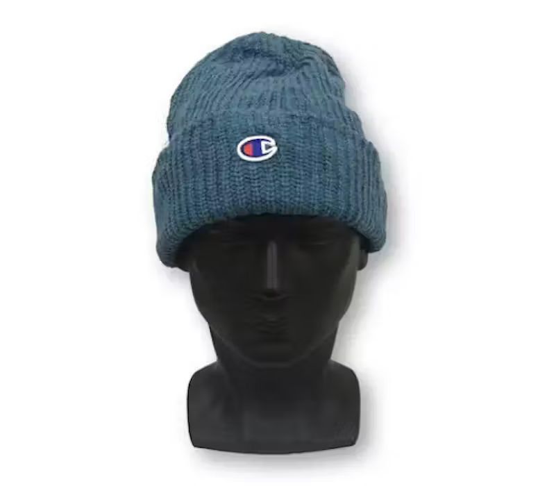image of Champion Small Logo Beanie Hat, Men's