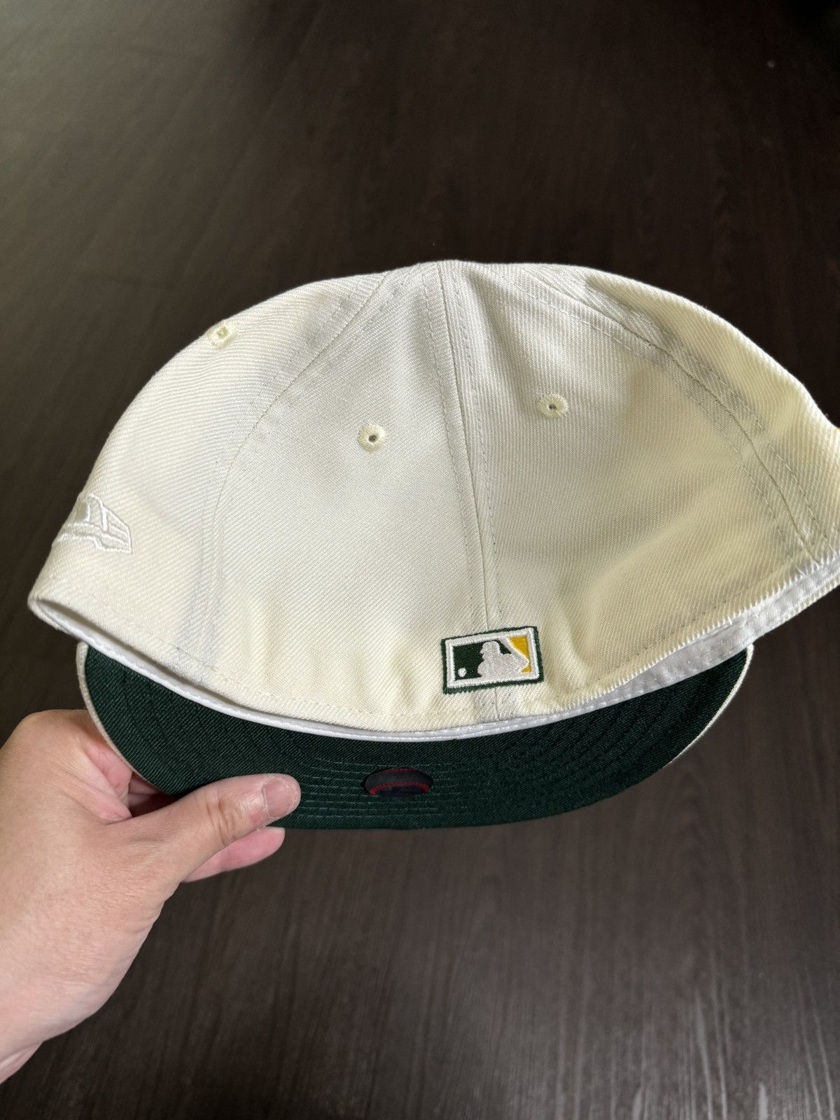 New Era New Era Oakland Athletics Chrome Fitted 7 1/4 Size ONE SIZE - 3 Thumbnail