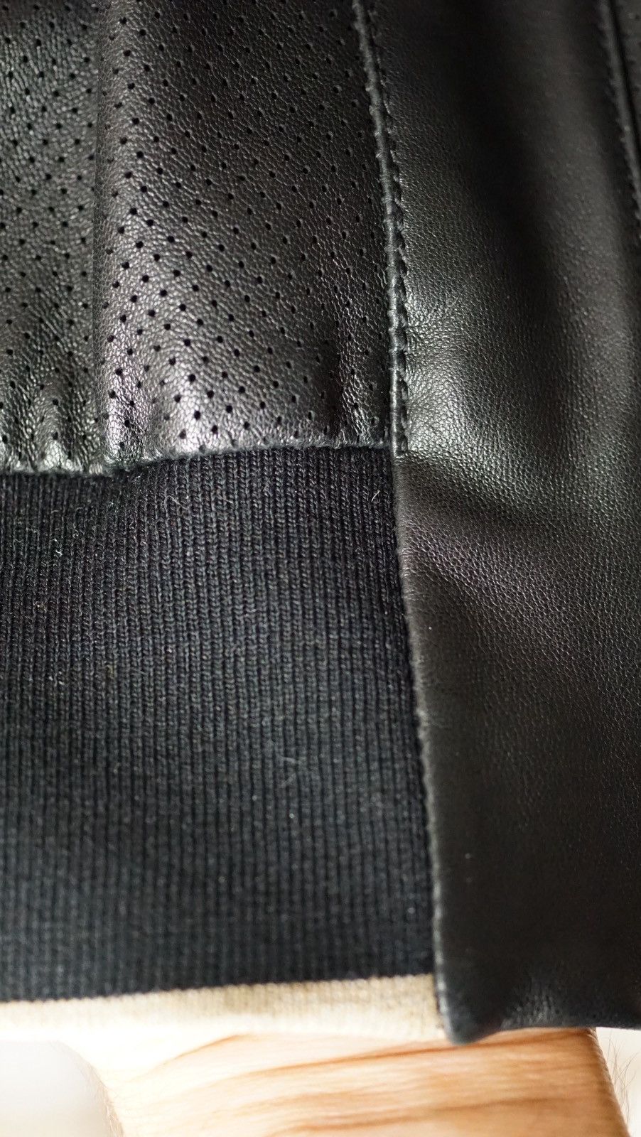Brioni Brioni Black Perforated Leather Jacket - Size 50 (IT) Size US M / EU 48-50 / 2 - 14 Thumbnail