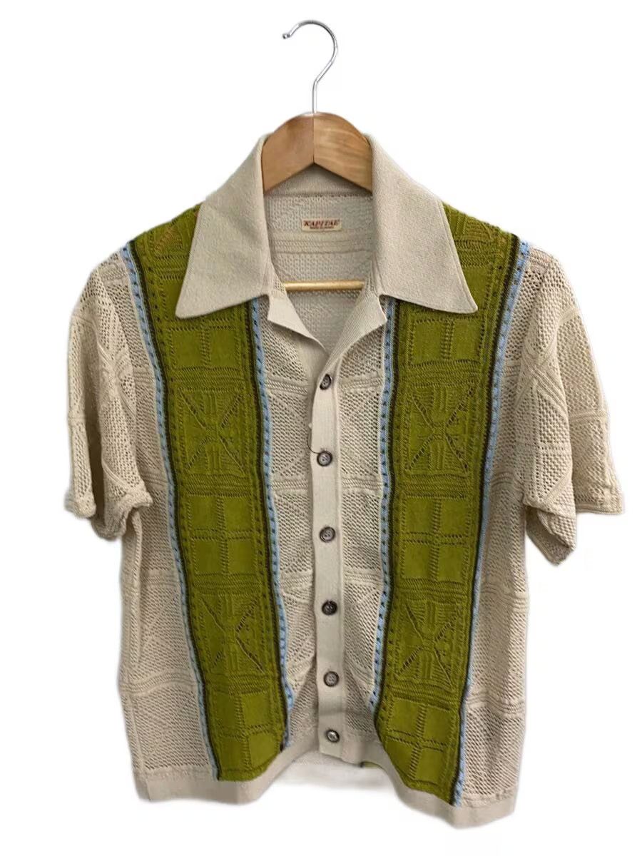 Kapital Camp Collar Knit Short Sleeve Shirt Size US S / EU 44-46 / 1 - 1 Thumbnail
