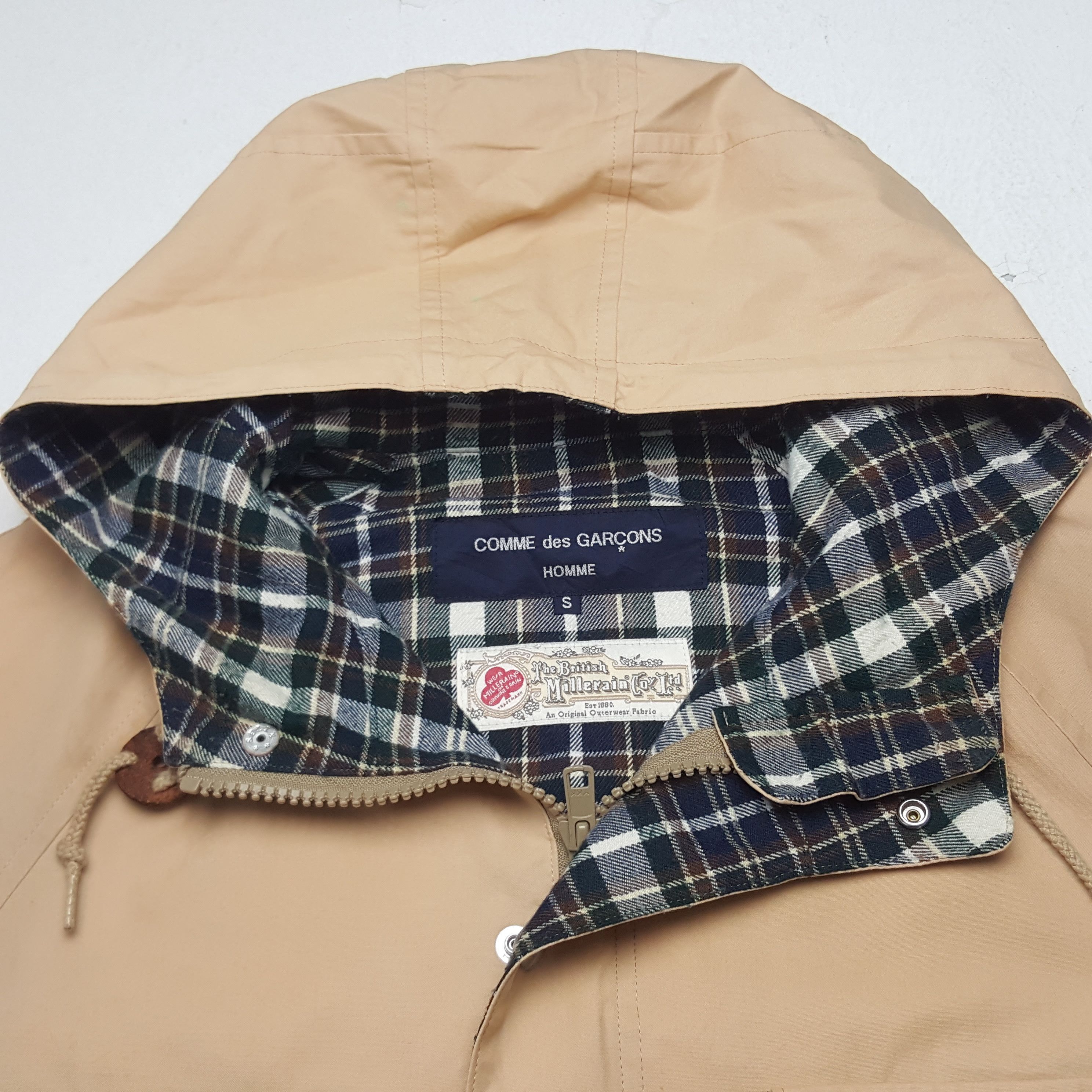 Comme des Garcons × Comme des Garcons Homme × Vintage Vintage Comme des Garcons Homme Windbreaker Jacket Size US S / EU 44-46 / 1 - 3 Thumbnail