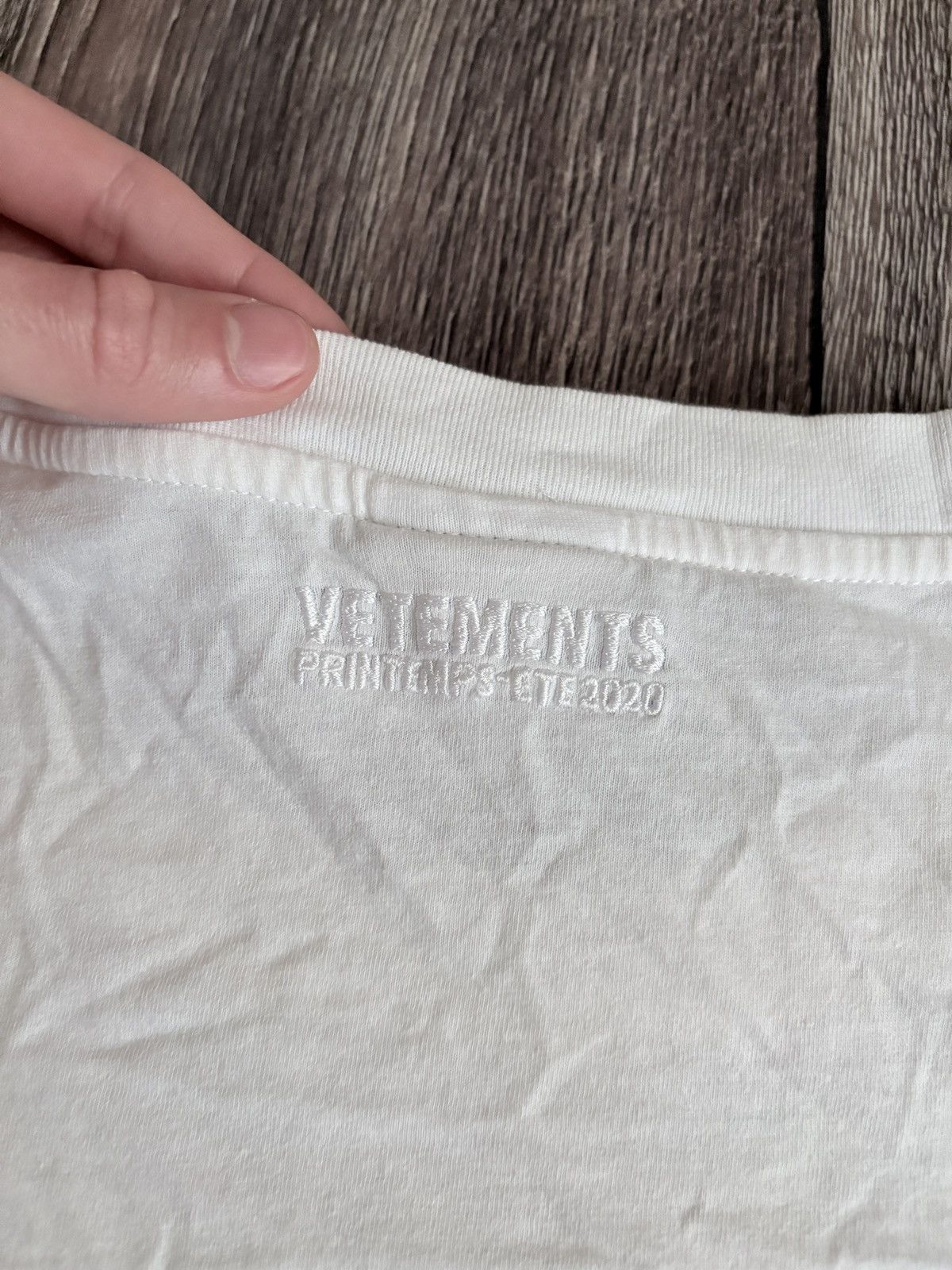Vetements White Blank T-Shirt Size US M / EU 48-50 / 2 - 13 Thumbnail