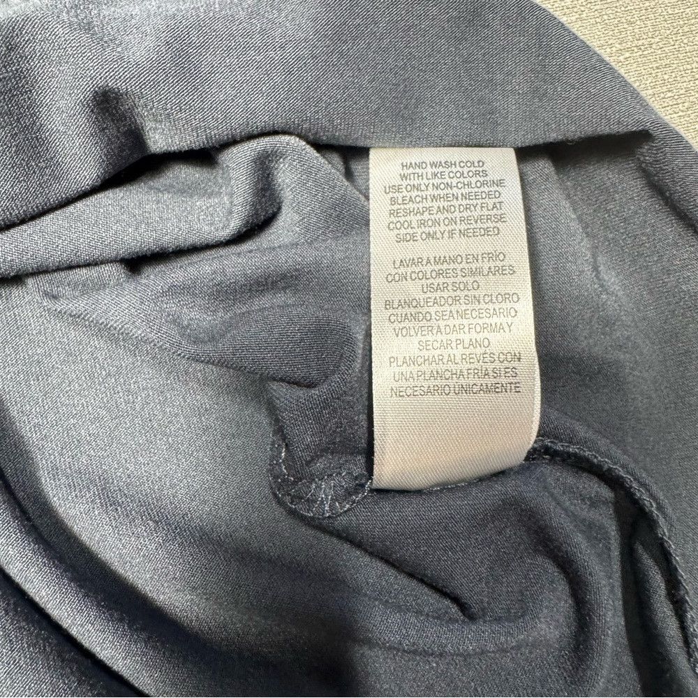 Other NWT New Democracy Pleated Sleeve Mixed Media Orion Blue T-S Size 3XL / US 20-22 - 8 Thumbnail