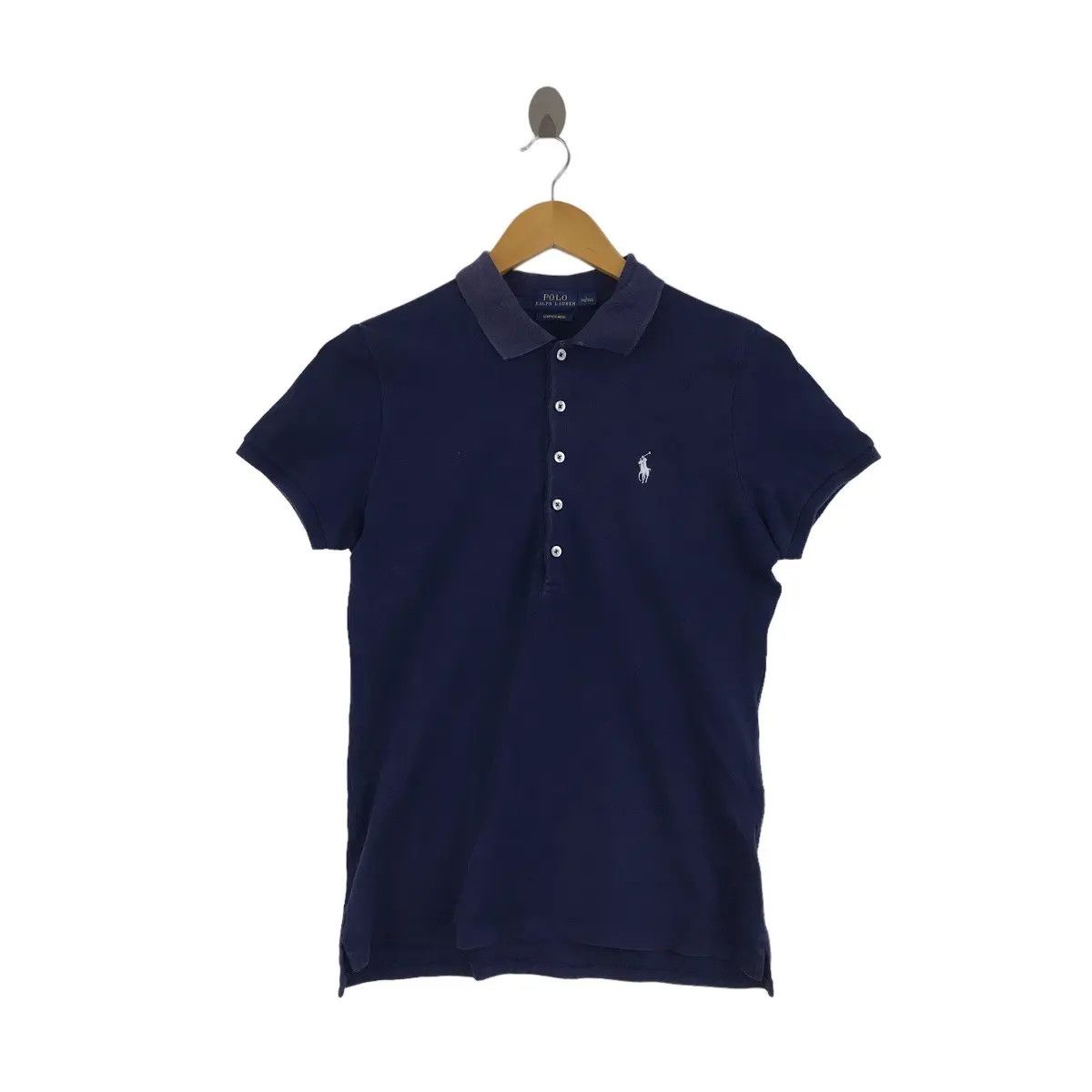 Polo Ralph Lauren Vtg POLO RALPH LAUREN Small Pony Blue Polo Tee Shirt Cotton Size L / US 10 / IT 46 - 1 Thumbnail