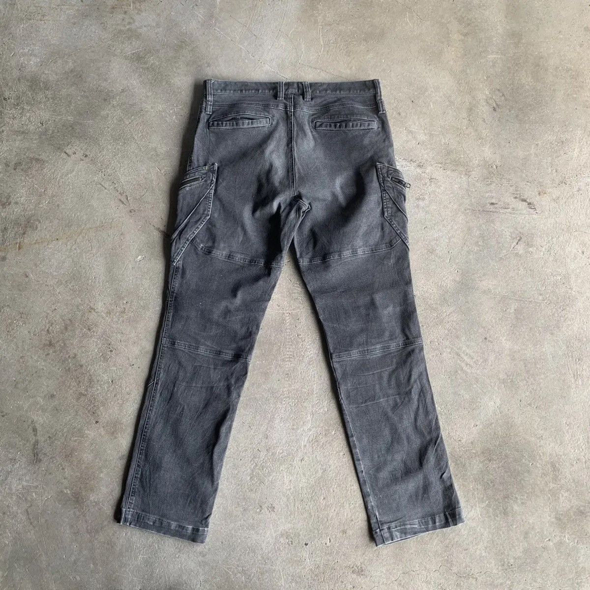 Japanese Brand 💥 STEALS 💥 Top Shaleton Faded Rugged Trousers Biker Pants Size US 33 - 10 Thumbnail